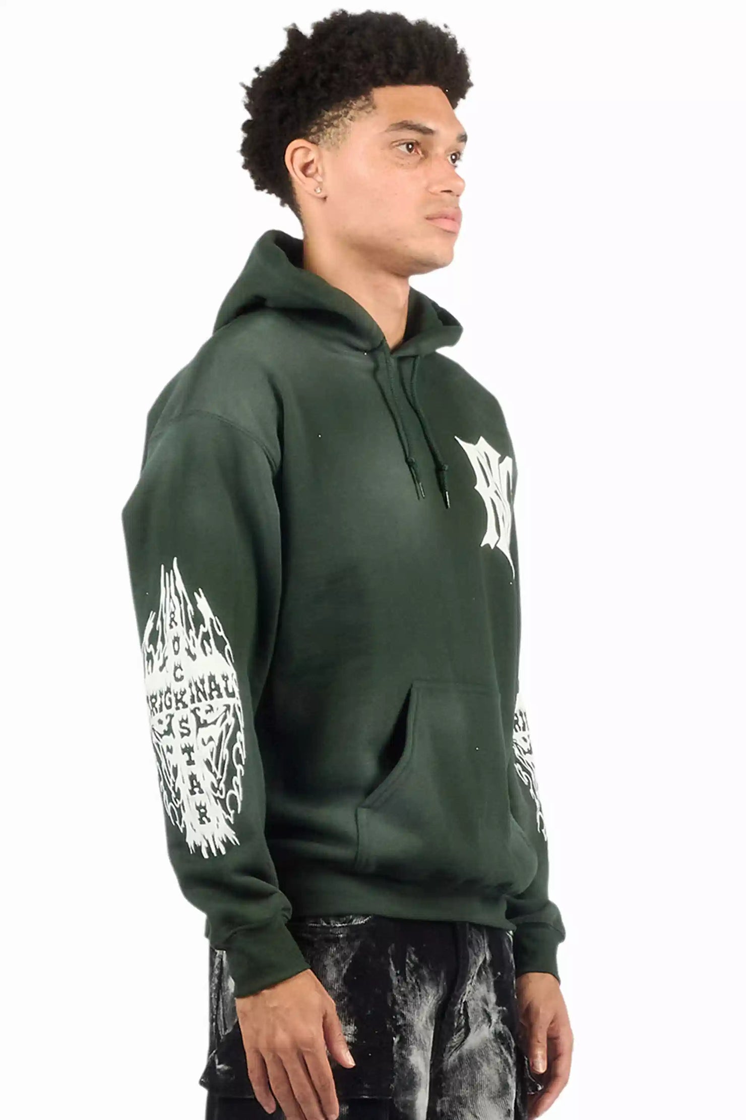 Lyrex Green/White Graphic Hoodie