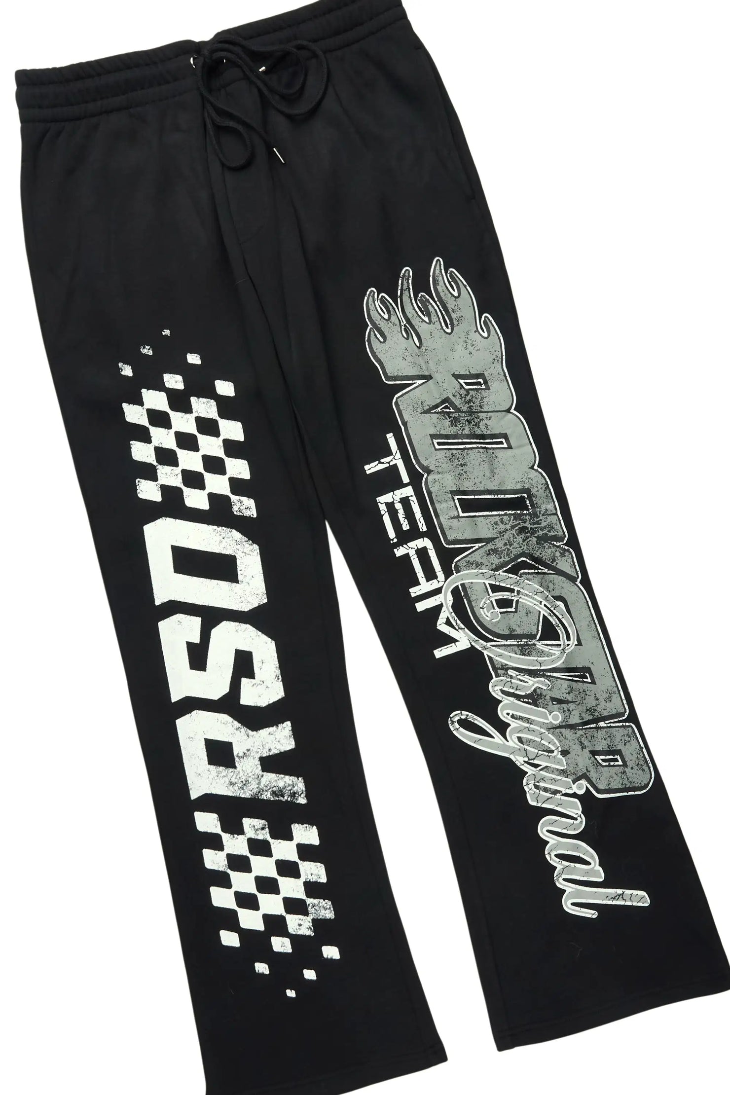 Flash Black Hoodie/Baggy Pant Track Set