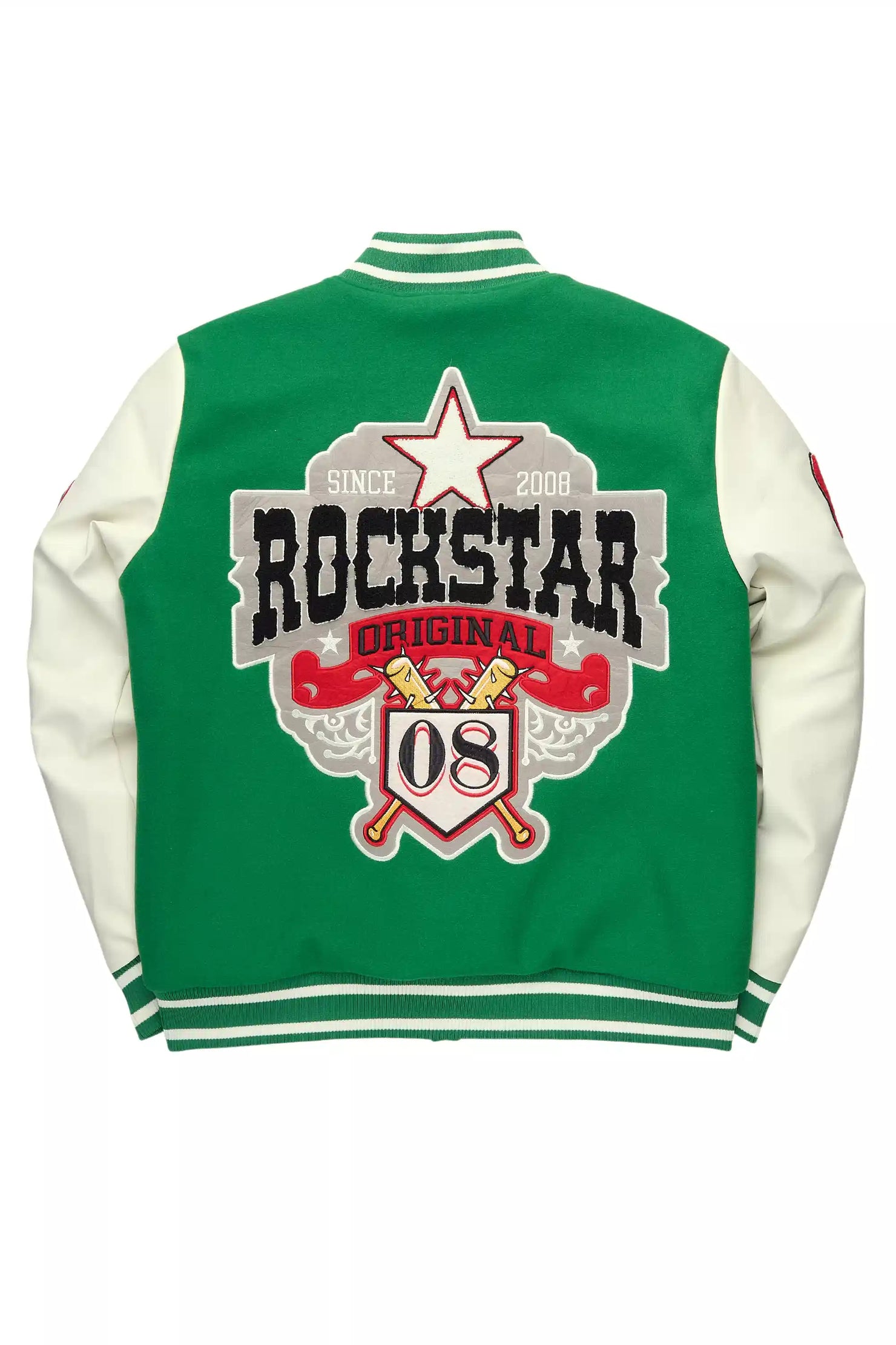 Ghoster Green Varsity Jacket