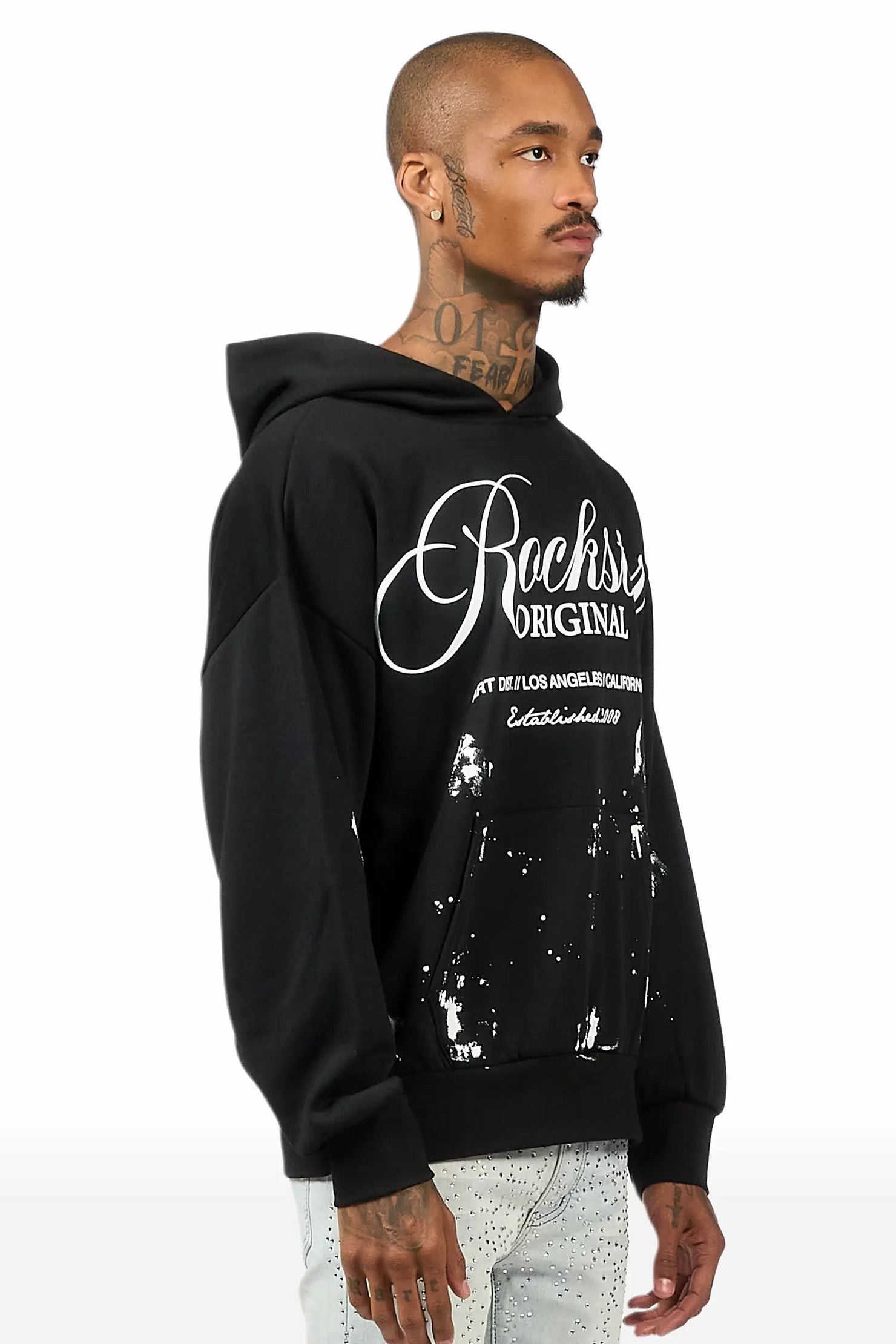 Cero Black/White Graphic Hoodie