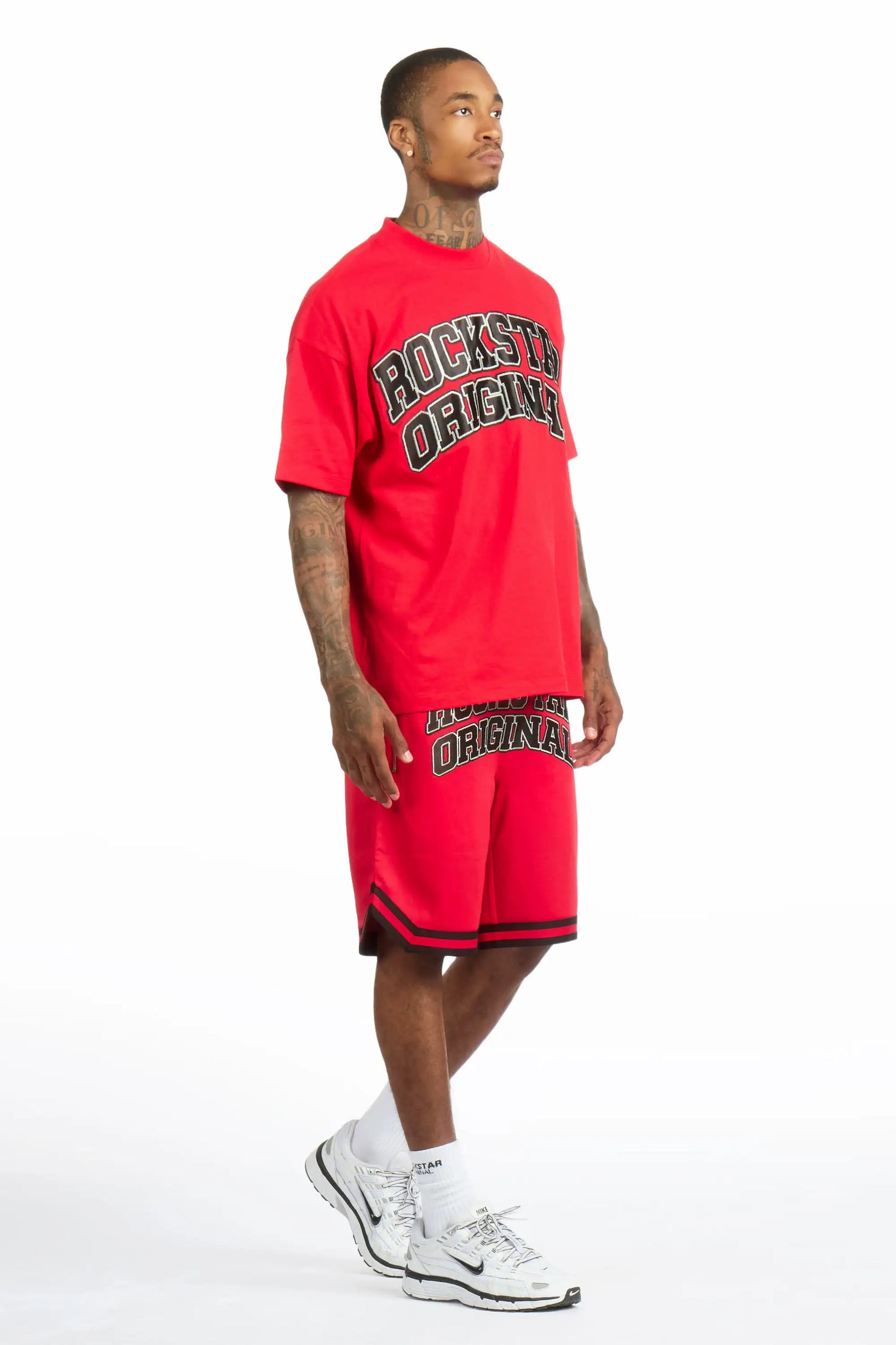 Hooper Red T-Shirt Short Set