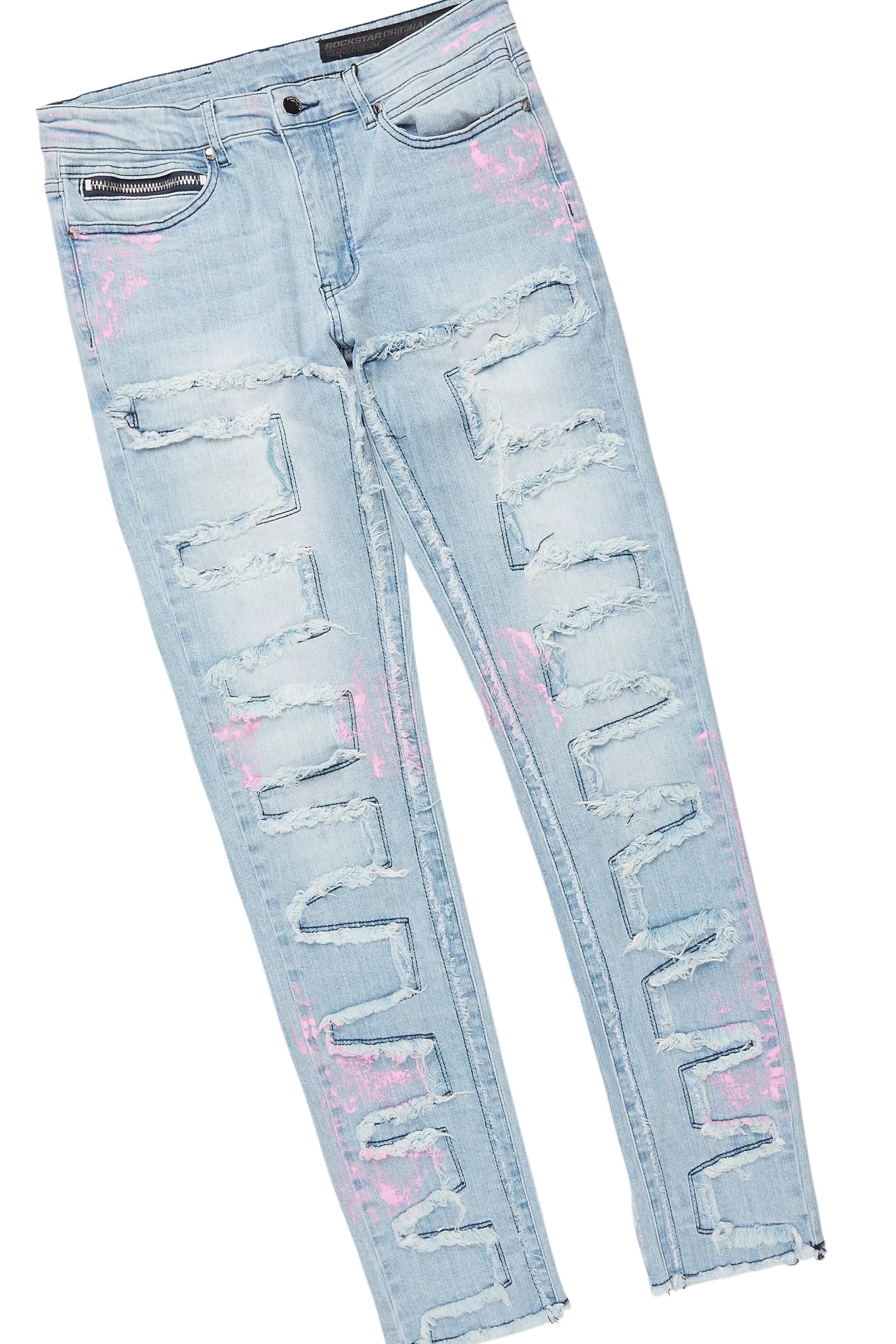 Diamo Black T-Shirt/Slim Fit Jean Set