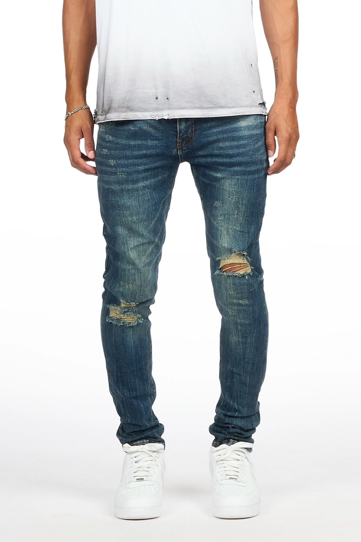 Essam Blue Skinny Fit Jean