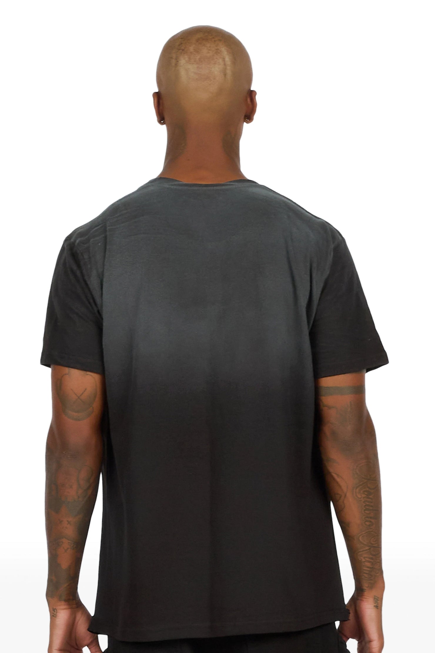 Cym Black Oversized Graphic T-Shirt