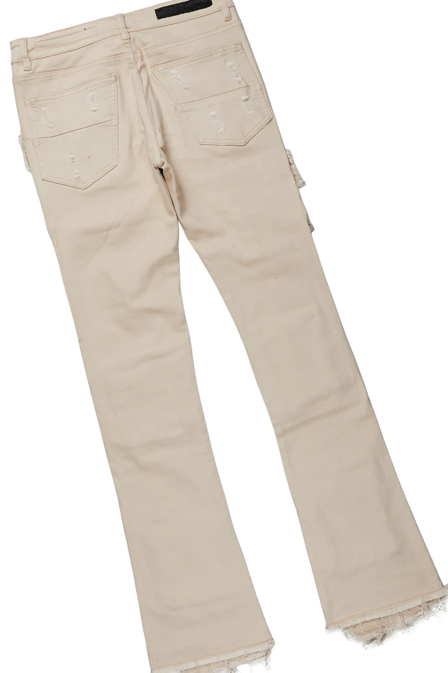 Beno Khaki Hoodie & Orien Stacked Flare Jean Bundle