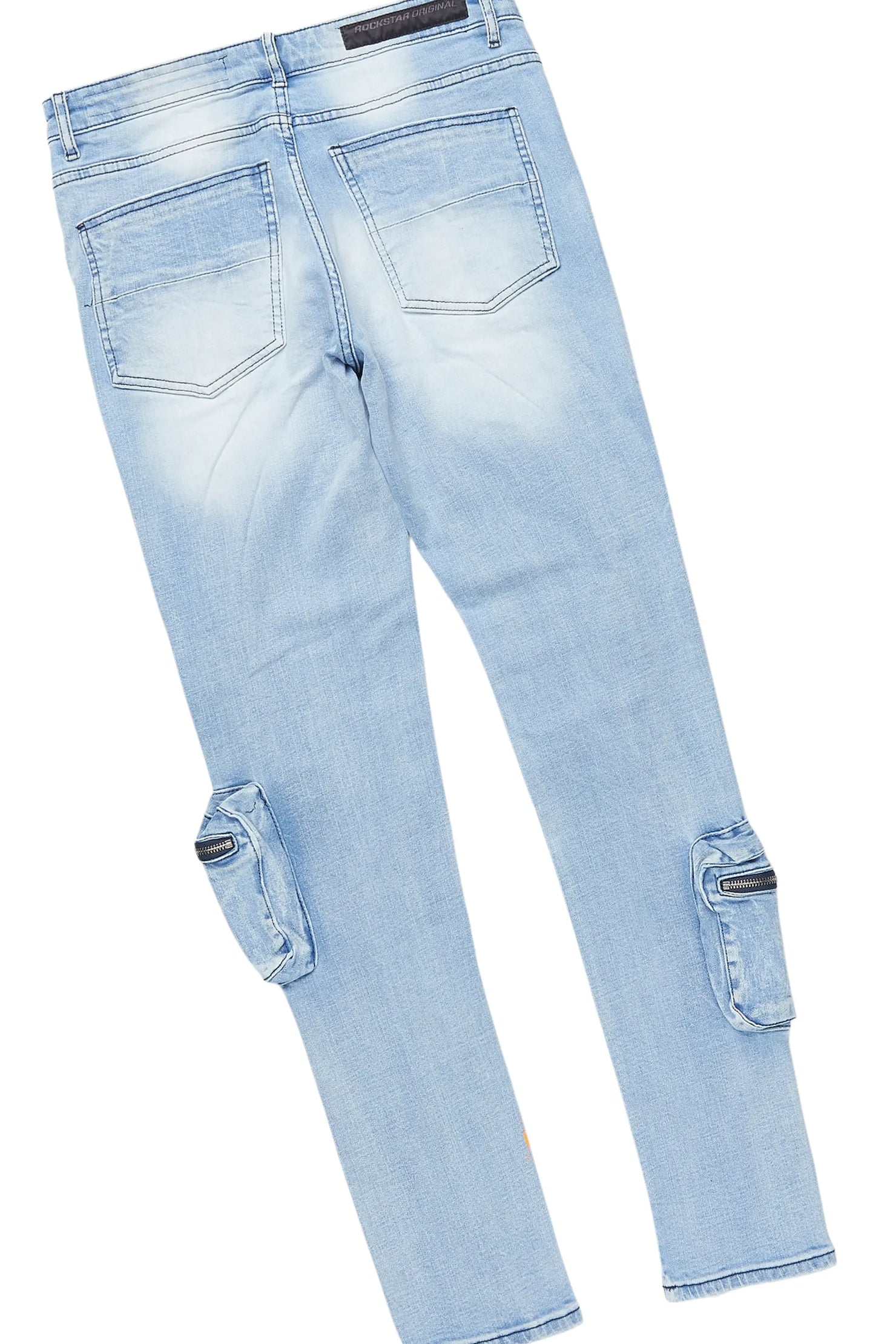 Amos Orange Hoodie/Slim Fit Jean Set