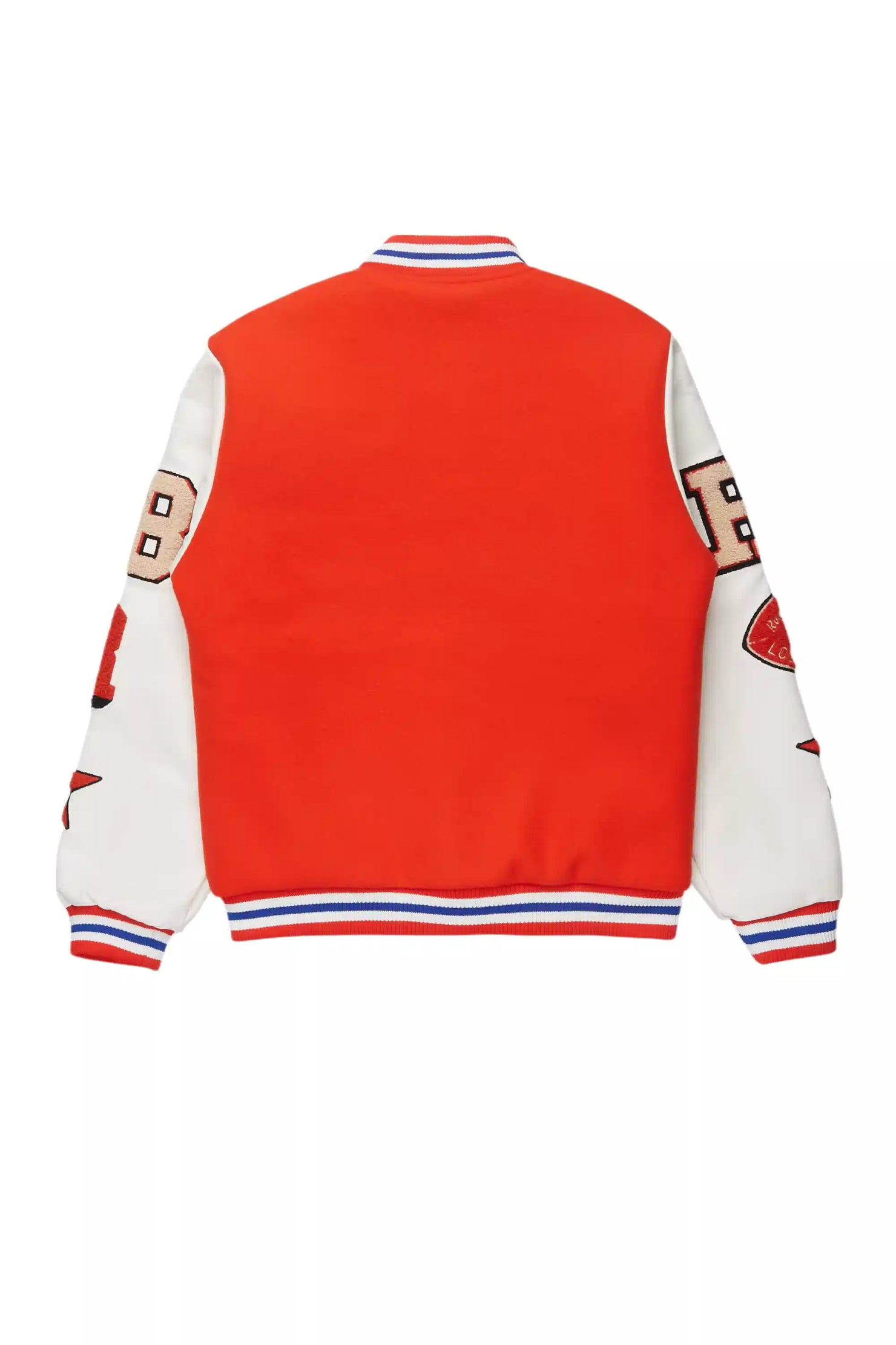 Boys Balser Orange Varsity Jacket