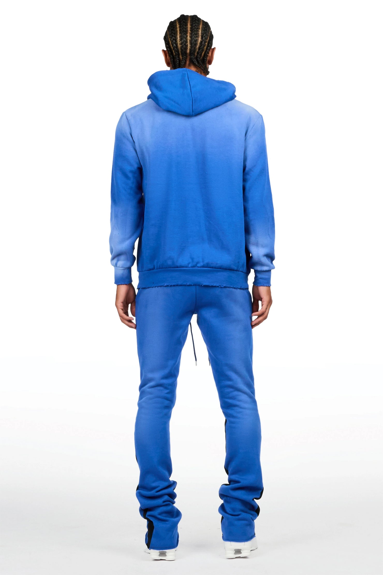 Voltage Royal Blue Hoodie/Stacked Flare Pant Track Set