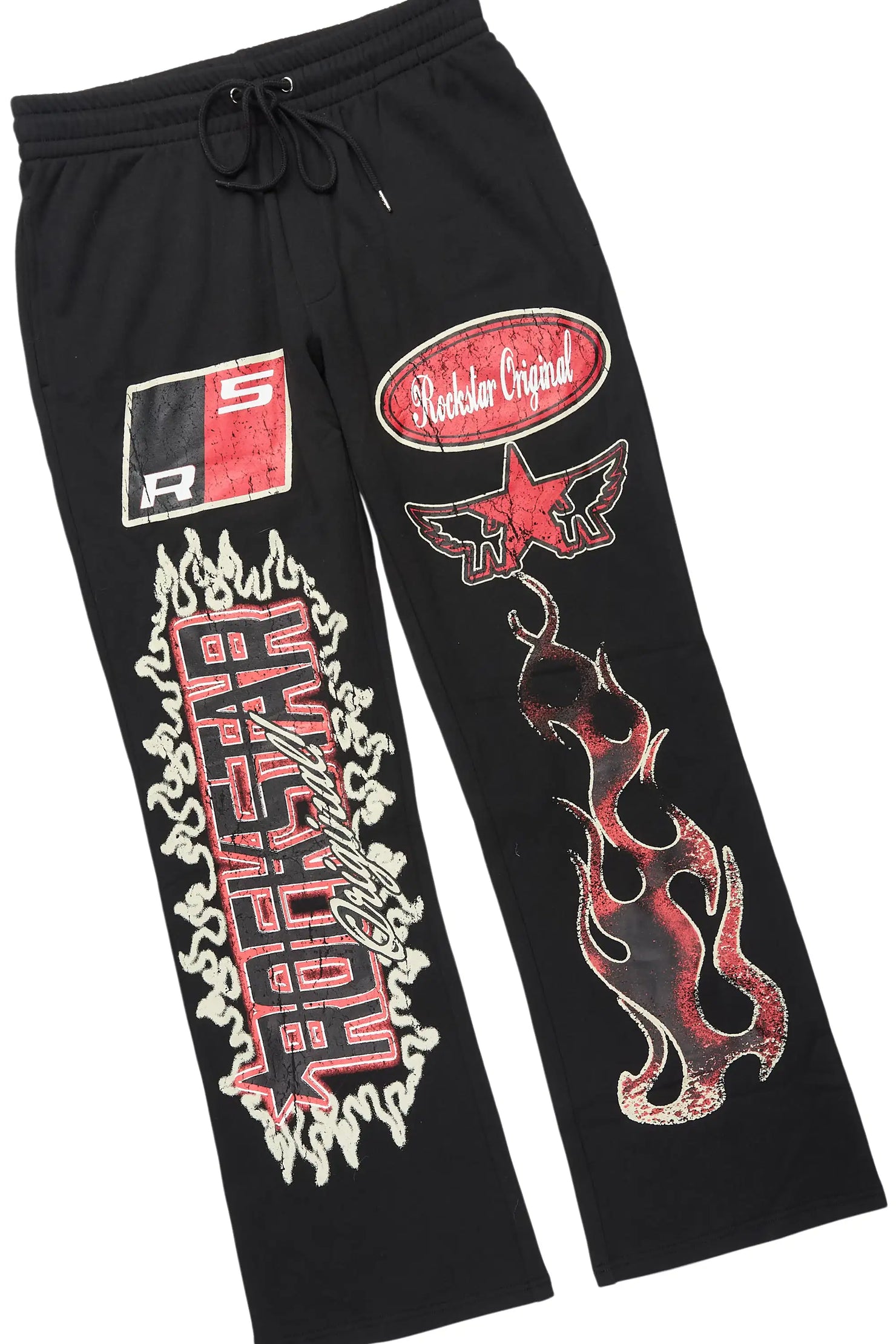 Deangelo Black Hoodie/Baggy Track Pant Set