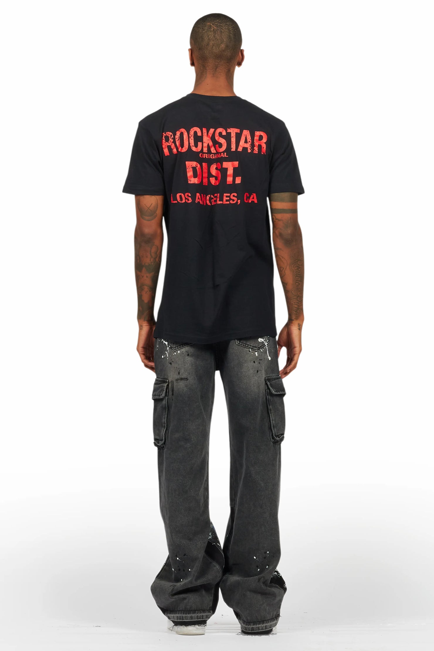 Lake Black/Red Graphic T-Shirt