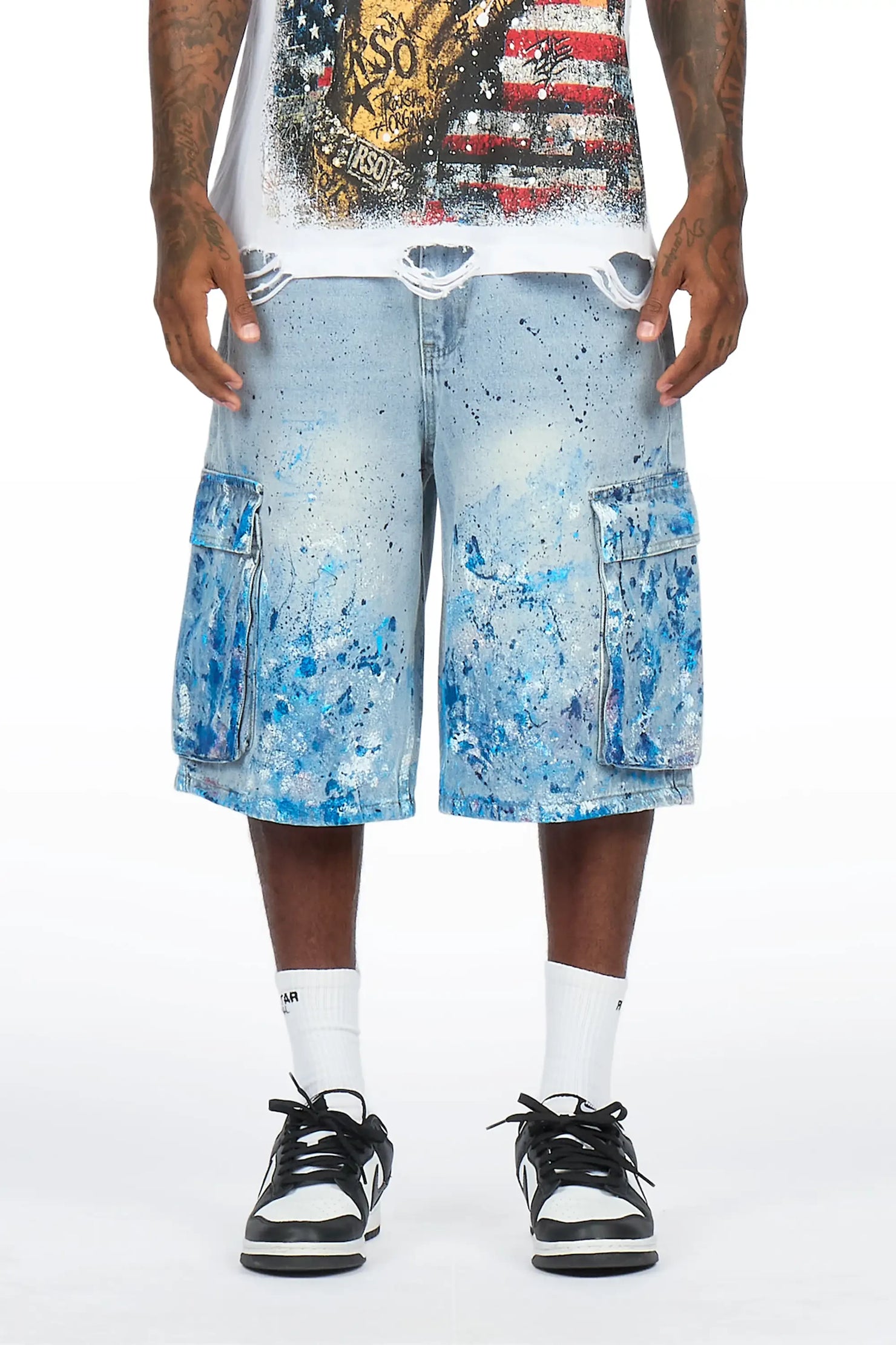 Fonte Light Indigo Denim Jort