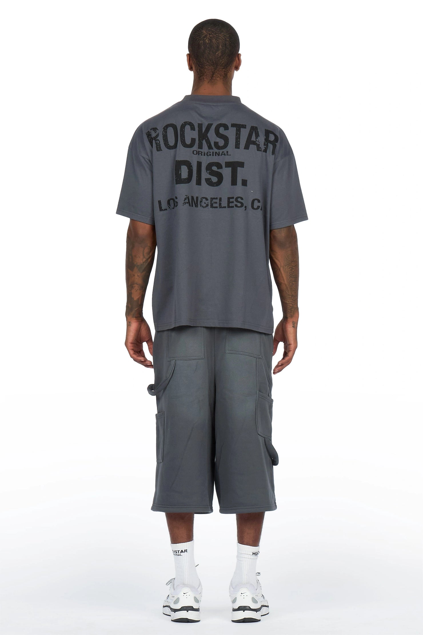 Finn Grey T-Shirt Jort Set