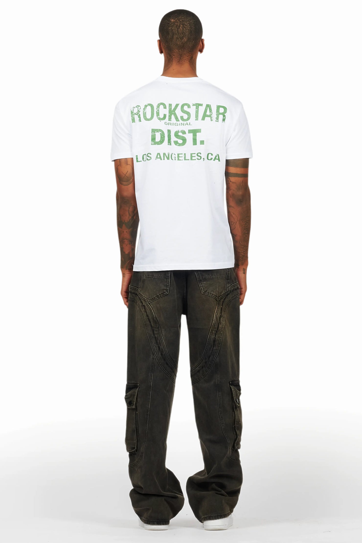 Denmot Dark Grey Baggy Fit Jean