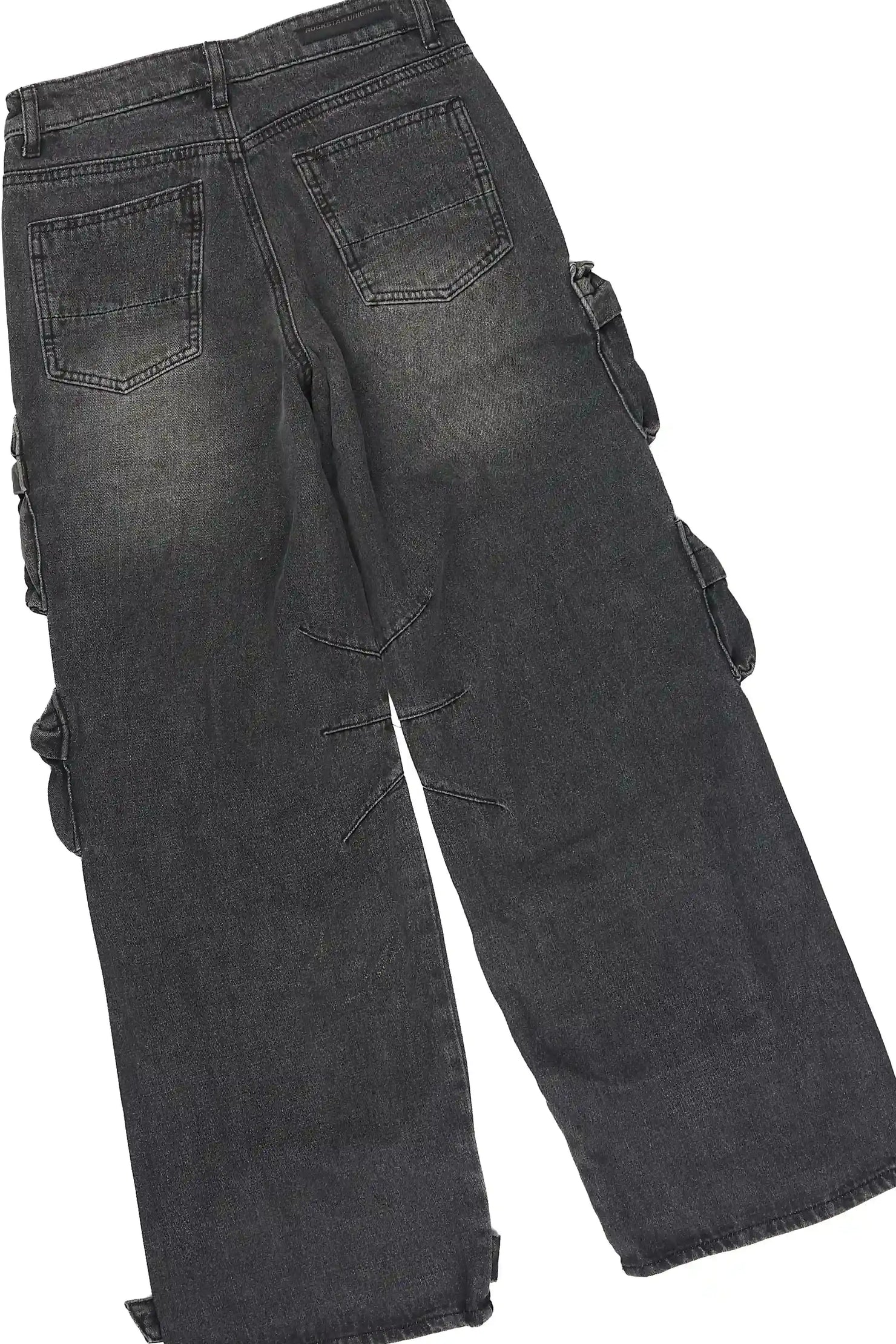 Boys Brasko Black/Dark Grey T-Shirt Baggy Jean Set