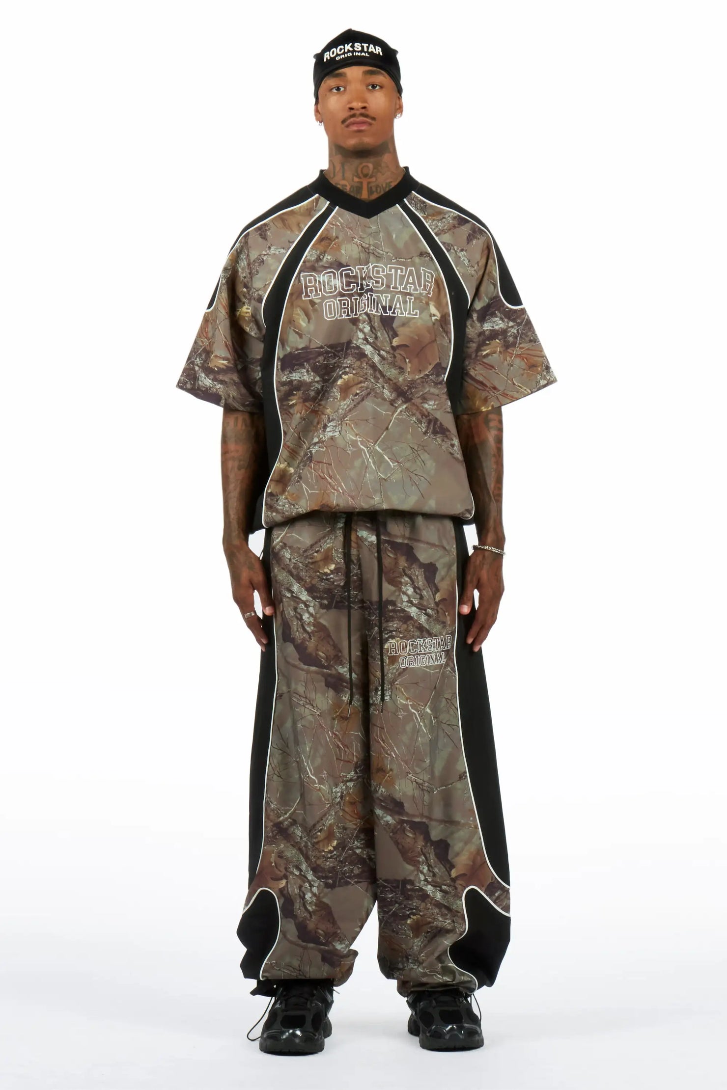 Finda Camo Windbreaker Teen Nylon Track Set