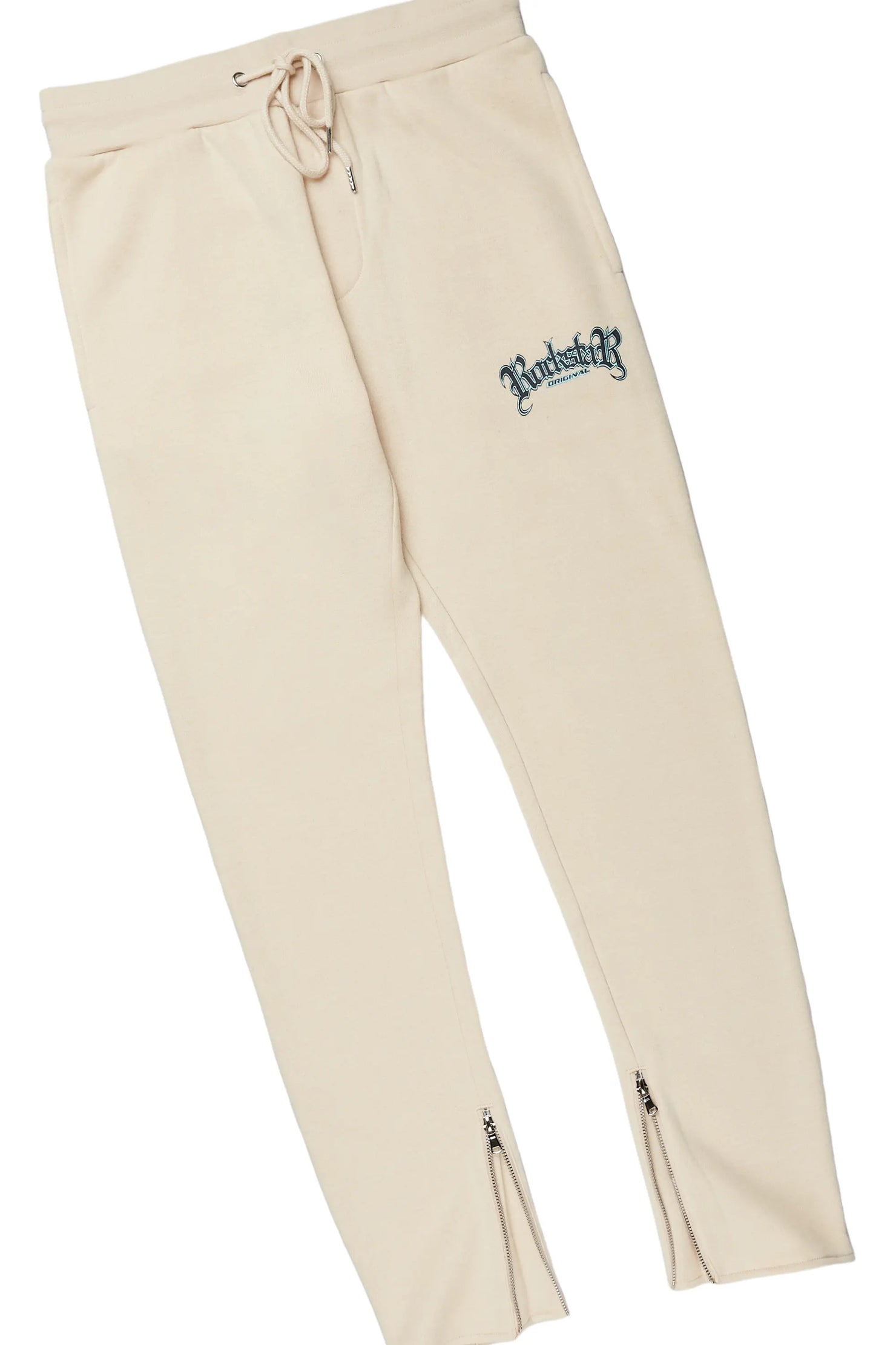 Alistair Beige Slim Fit Track Set