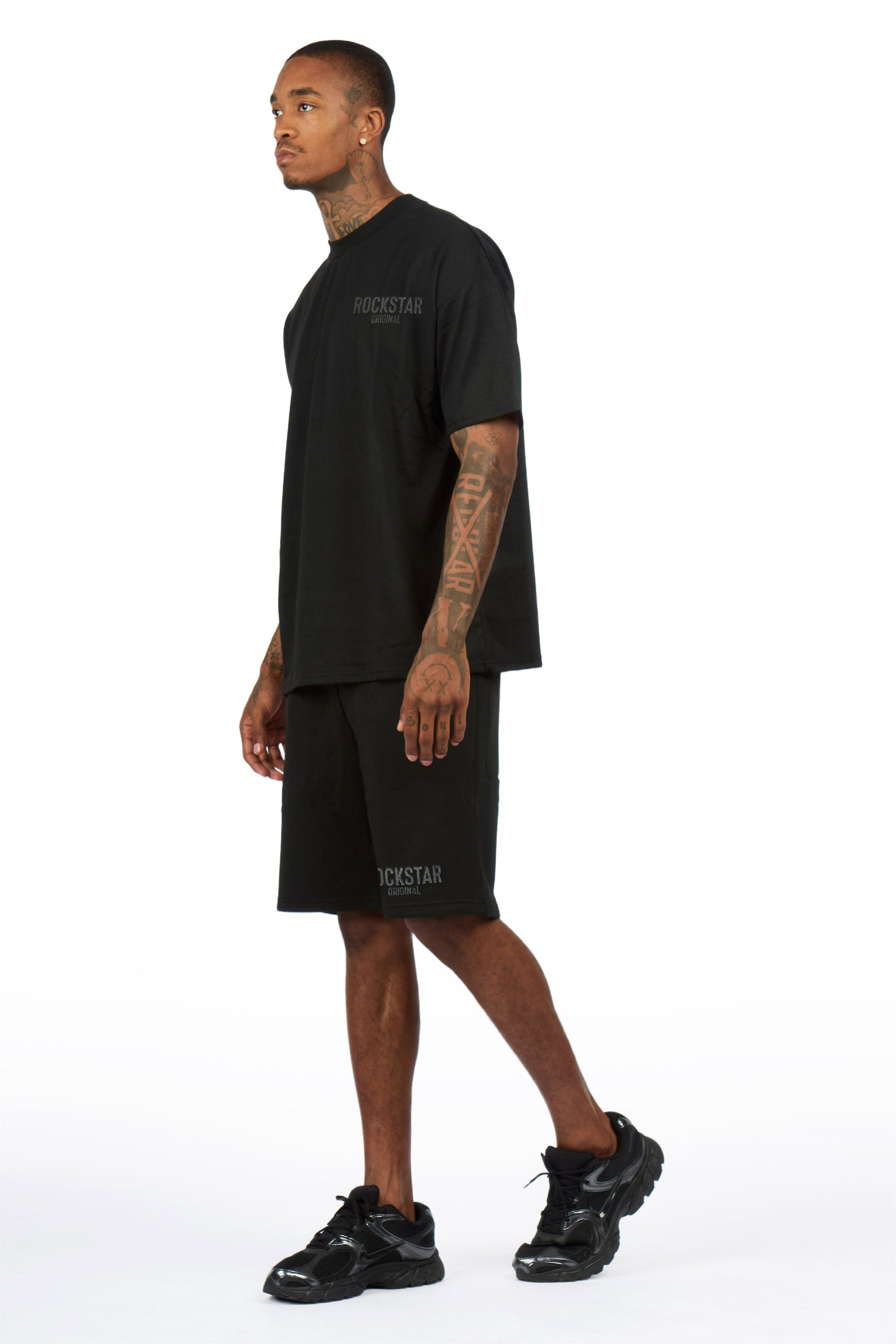 Sana Black/Black Short Set