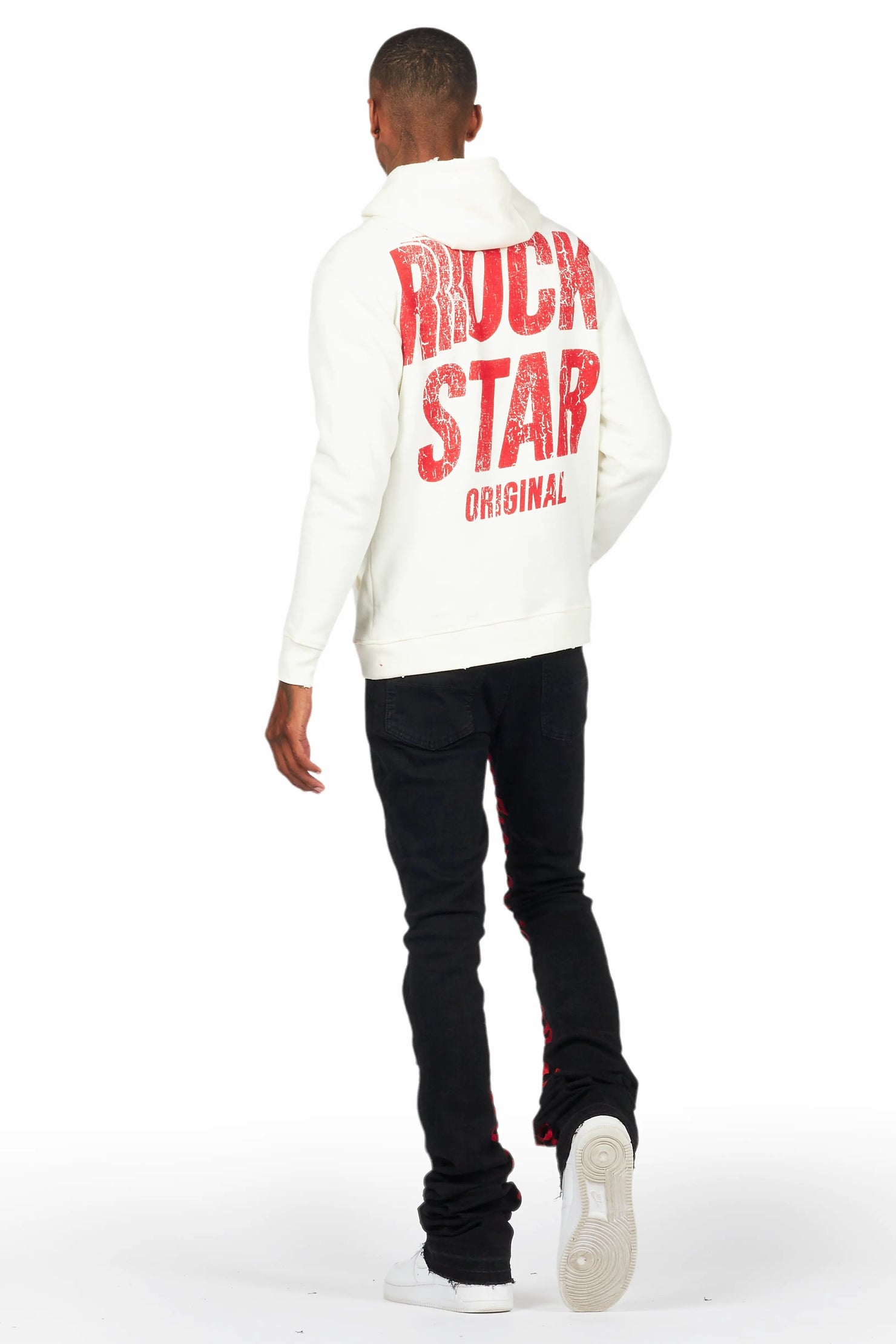 Colette Black Super Stacked Flare Jean