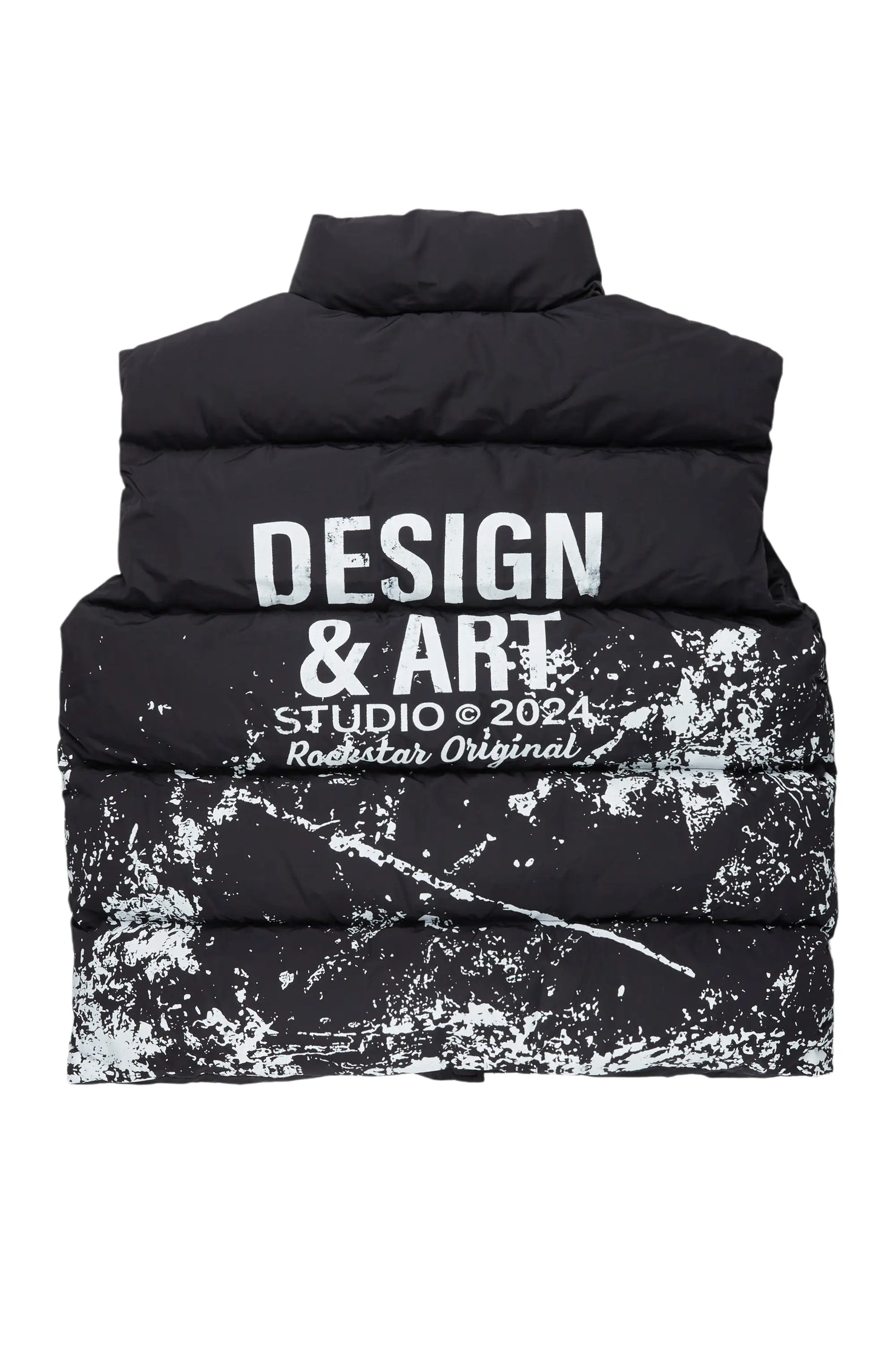 Lamanda Black Puffer Vest