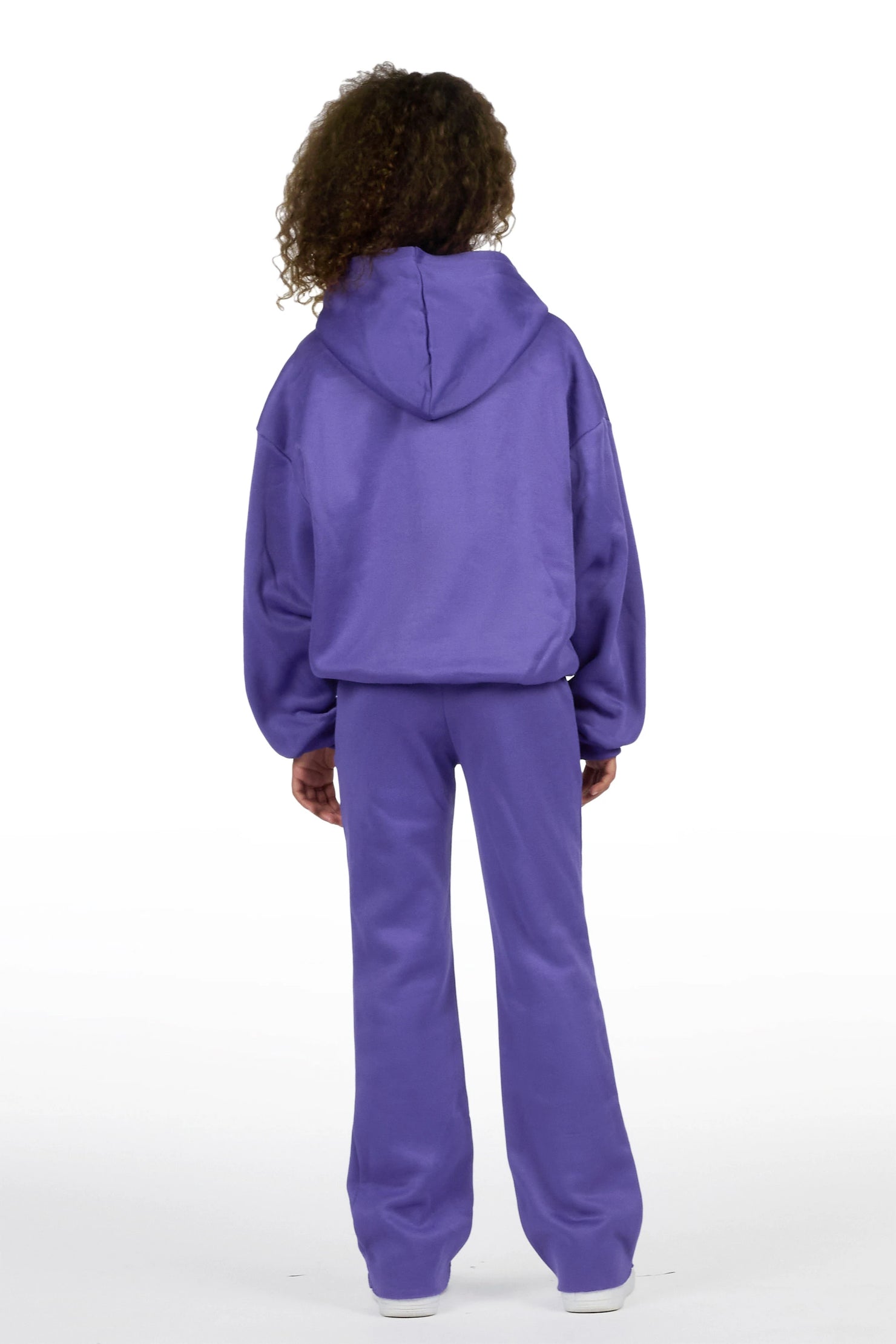 Girls Palady Purple Hoodie Track Set