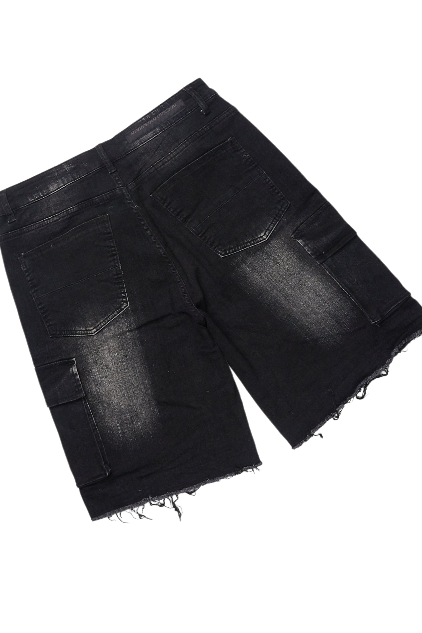 Kalix Black T-Shirt/Denim Short Set
