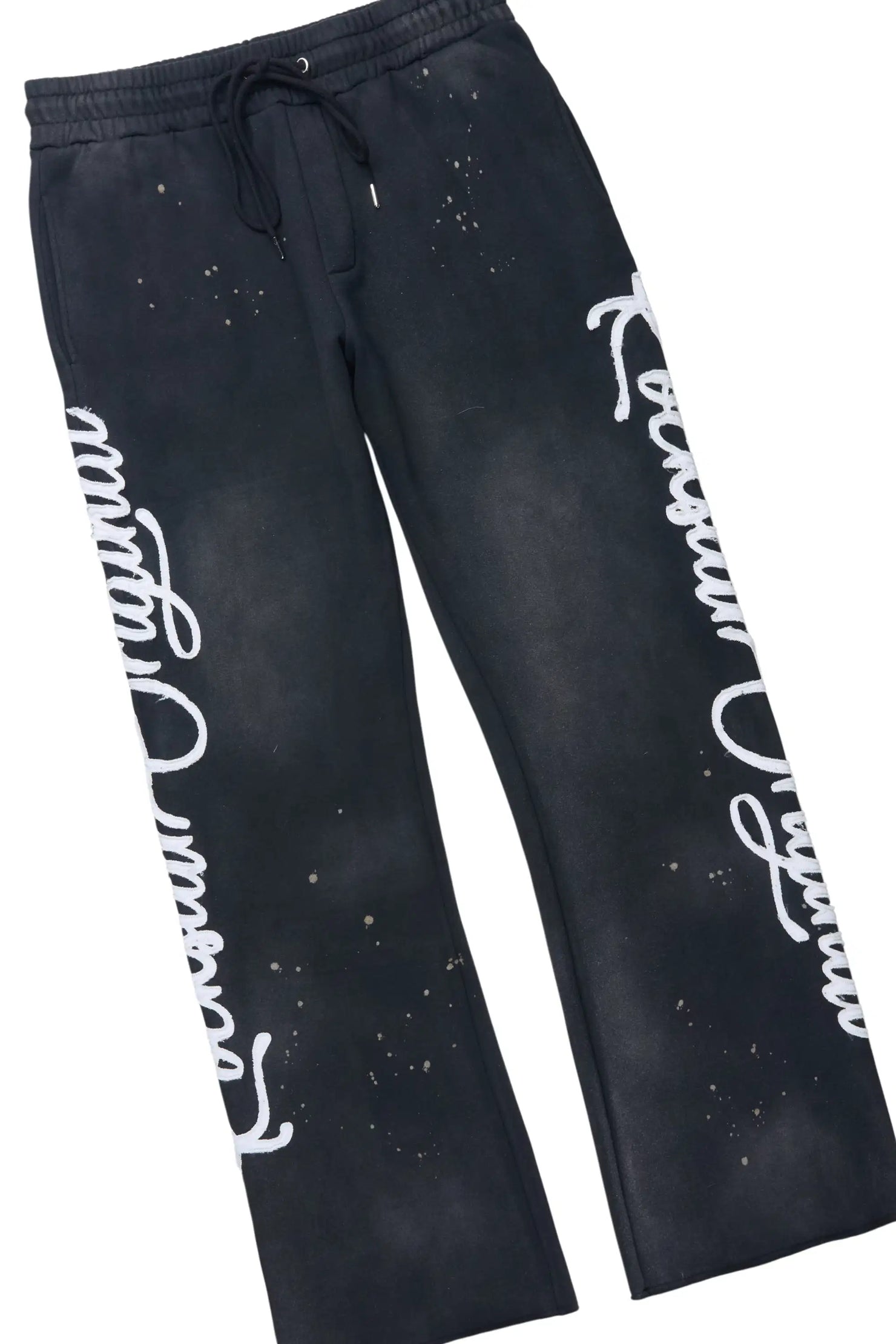 Hanif Vintage Black Hoodie/Straight Pant Track Set
