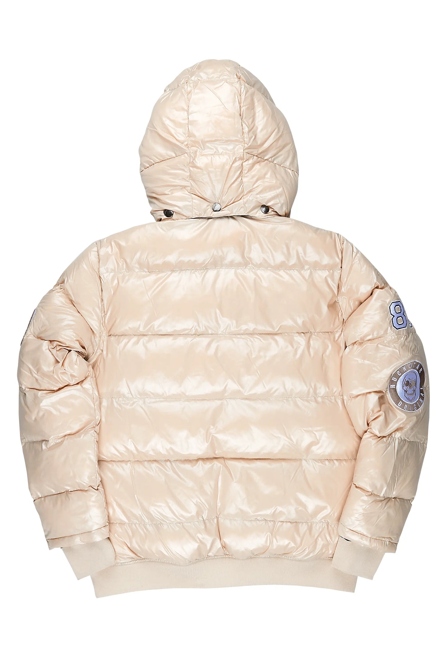 Cortland Beige Heavy Puffer Jacket