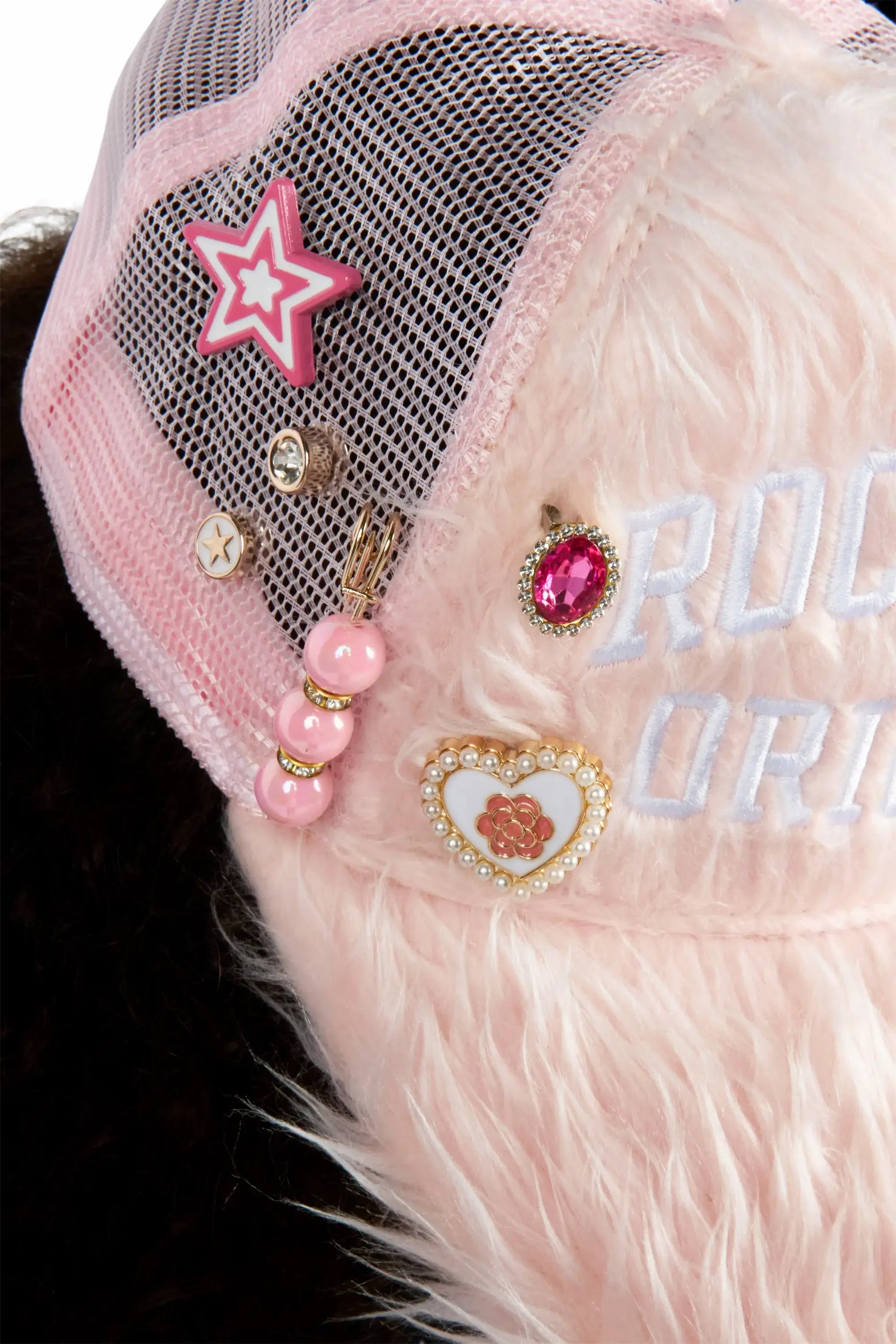 Xari Pink Beads Shoe Charms