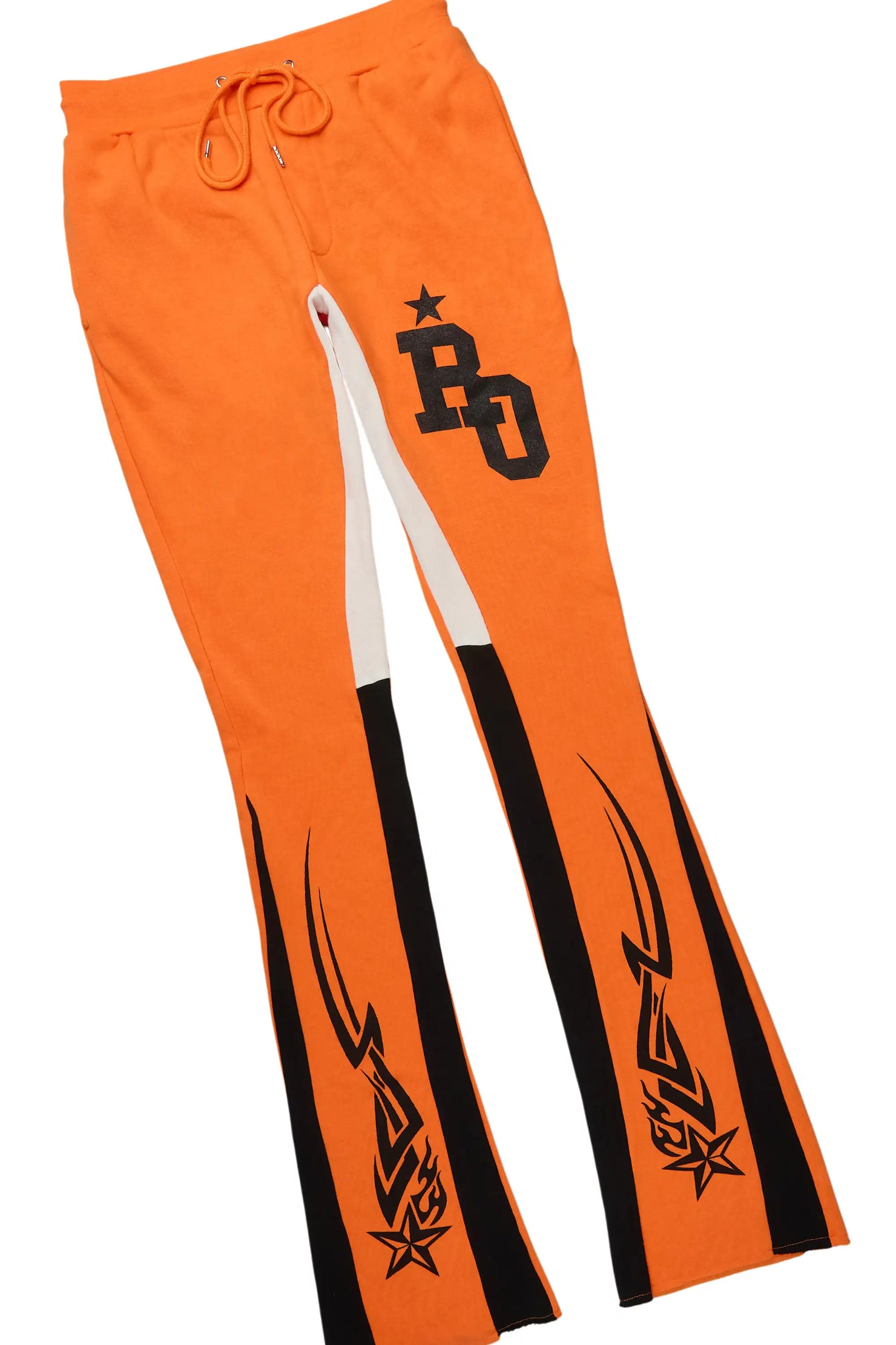 Pluton Orange/Black Hoodie/Stacked Flare Track Set