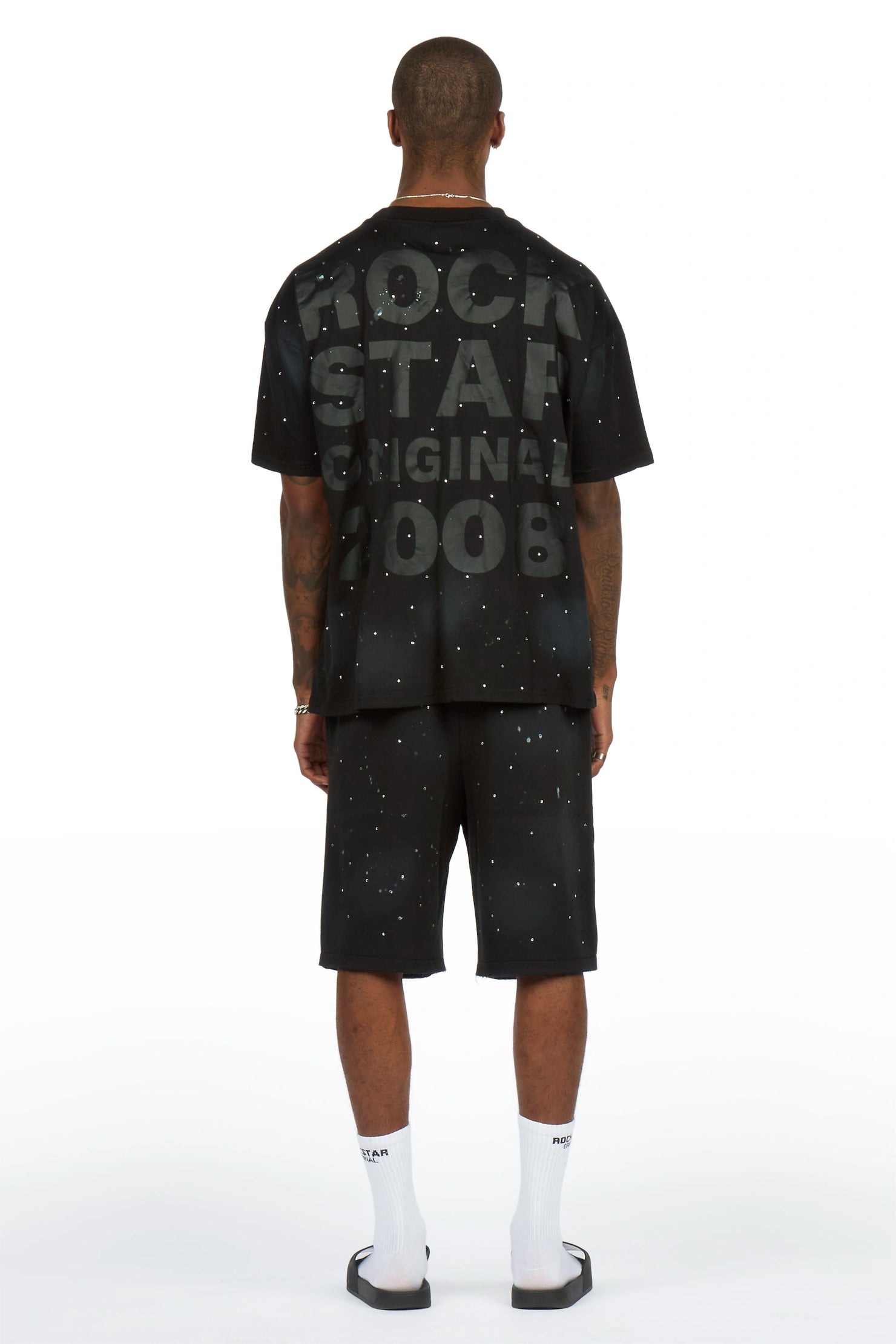 Eliso Black T-Shirt/Short Set