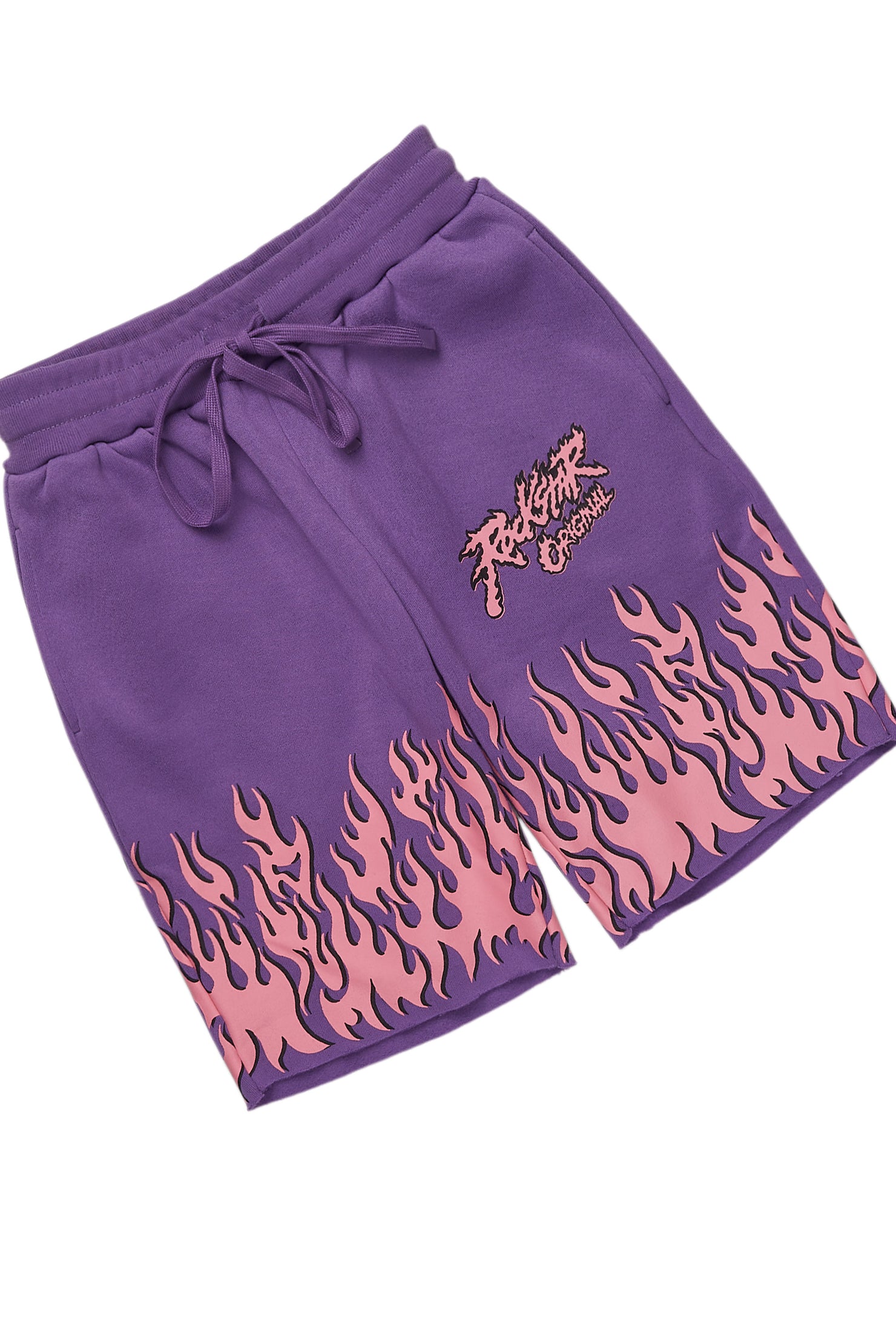 Arais Purple T-Shirt Short Set