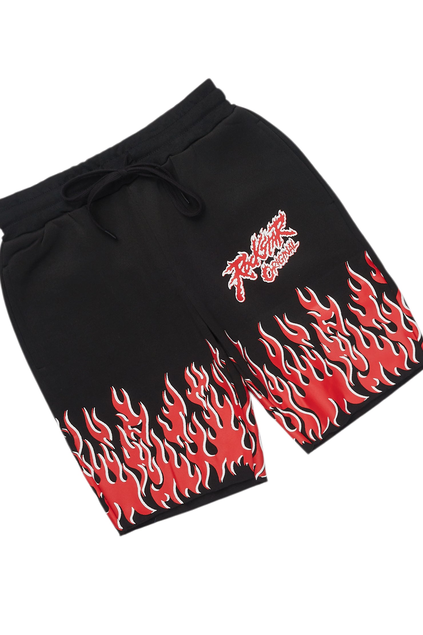Arais Black/Red T-Shirt Short Set