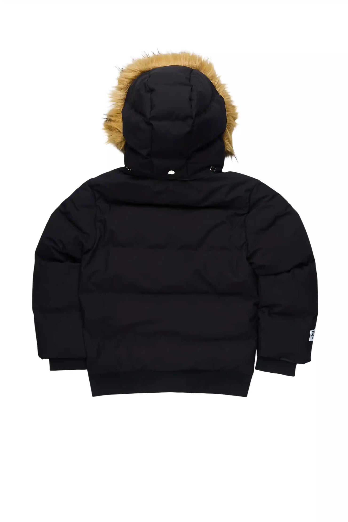 Boys Keoni Black Puffer Jacket