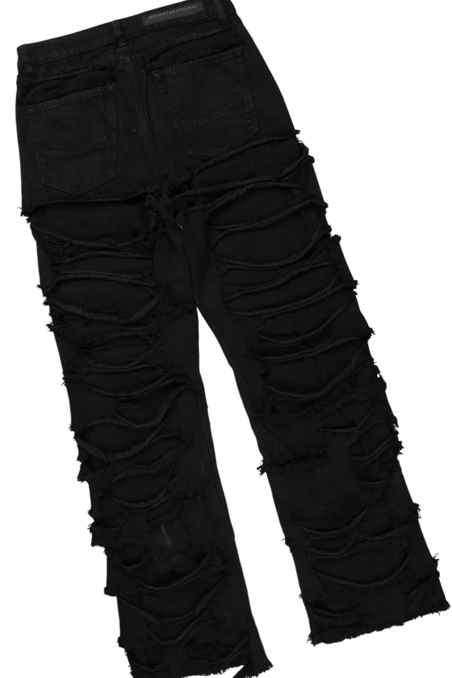 Jaren Black Double Layer T-Shirt & Luisu Baggy Jean Bundle