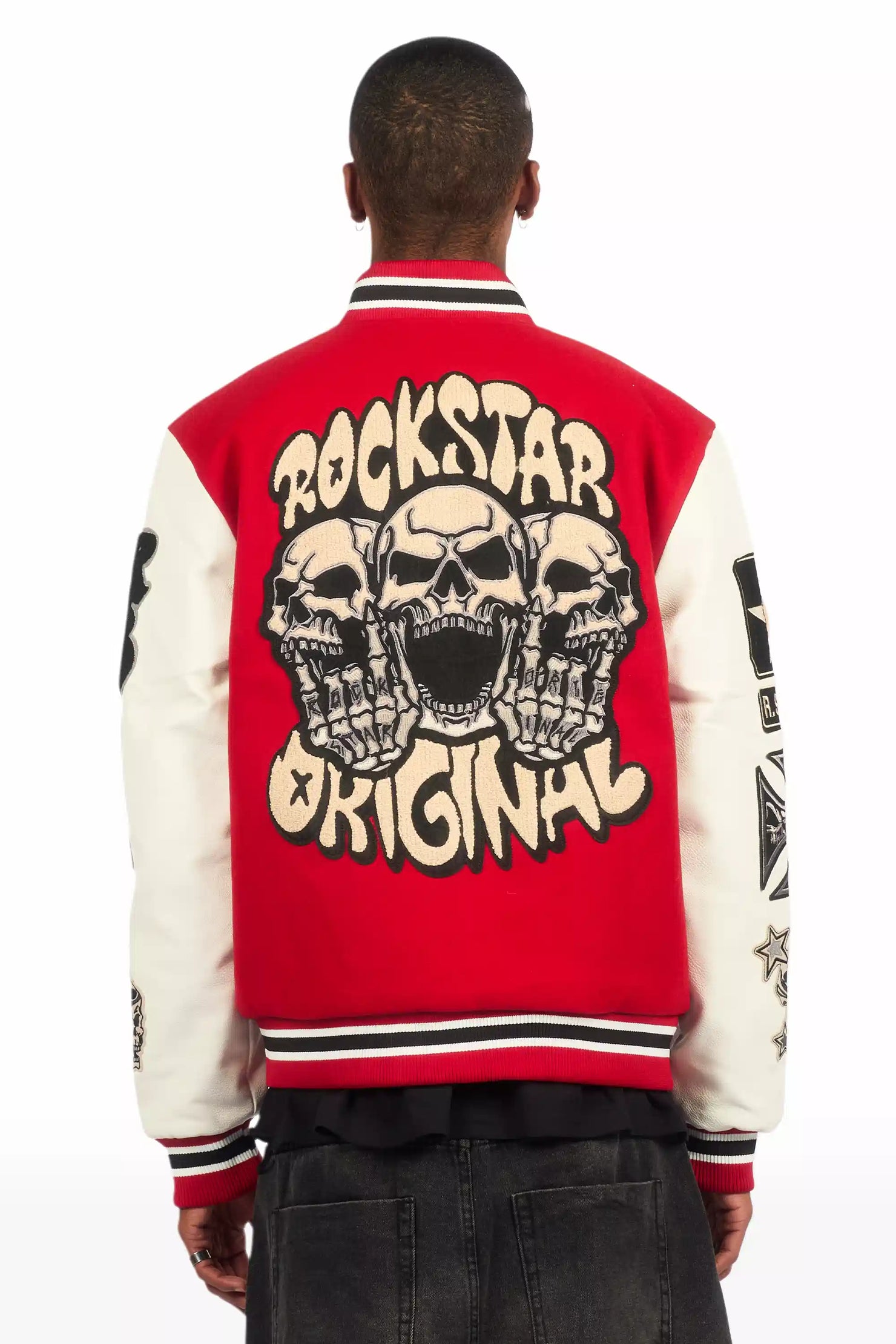 Vidar Red Varsity Jacket