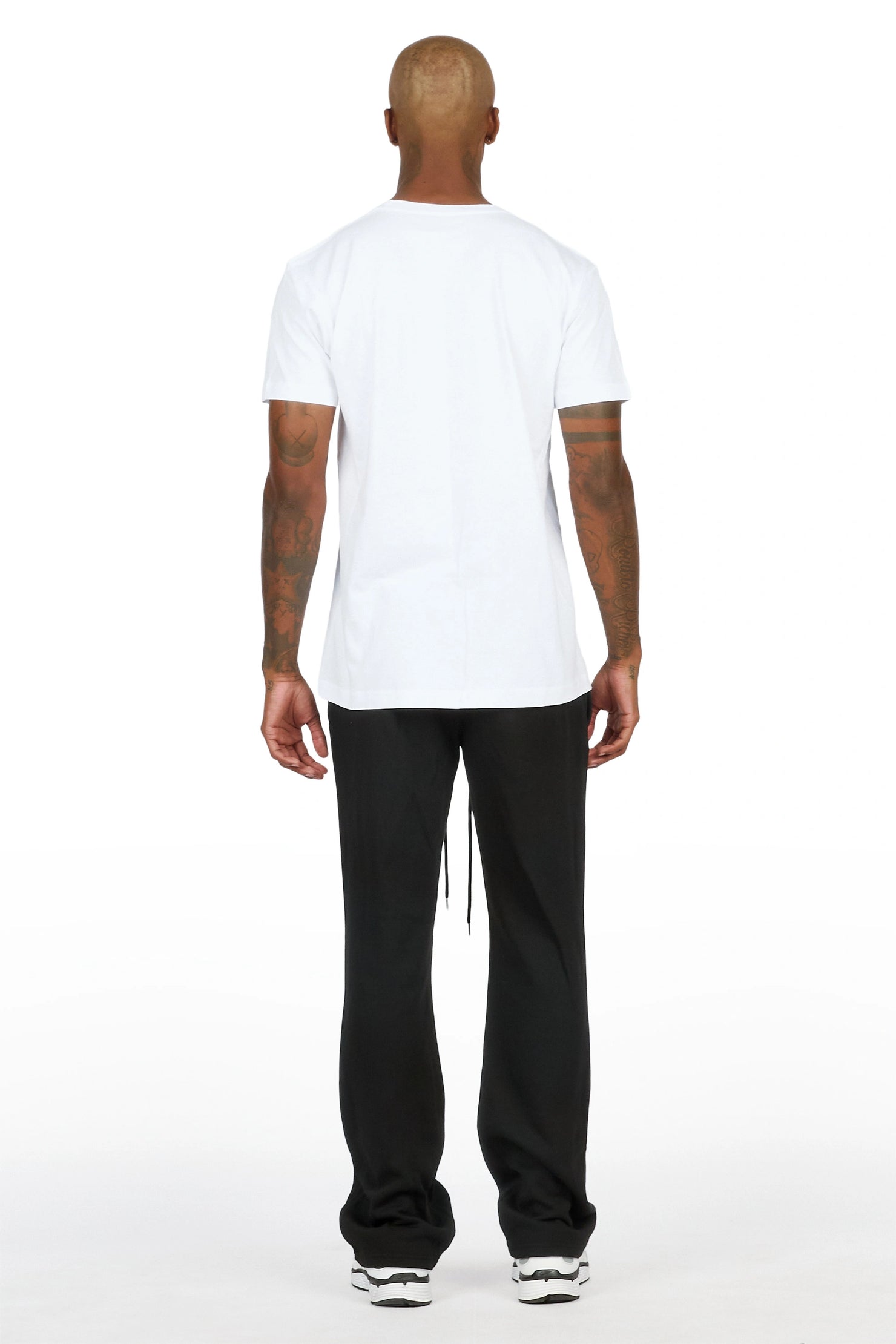 Spiller White/Black T-Shirt/Relaxed Pant Track Set
