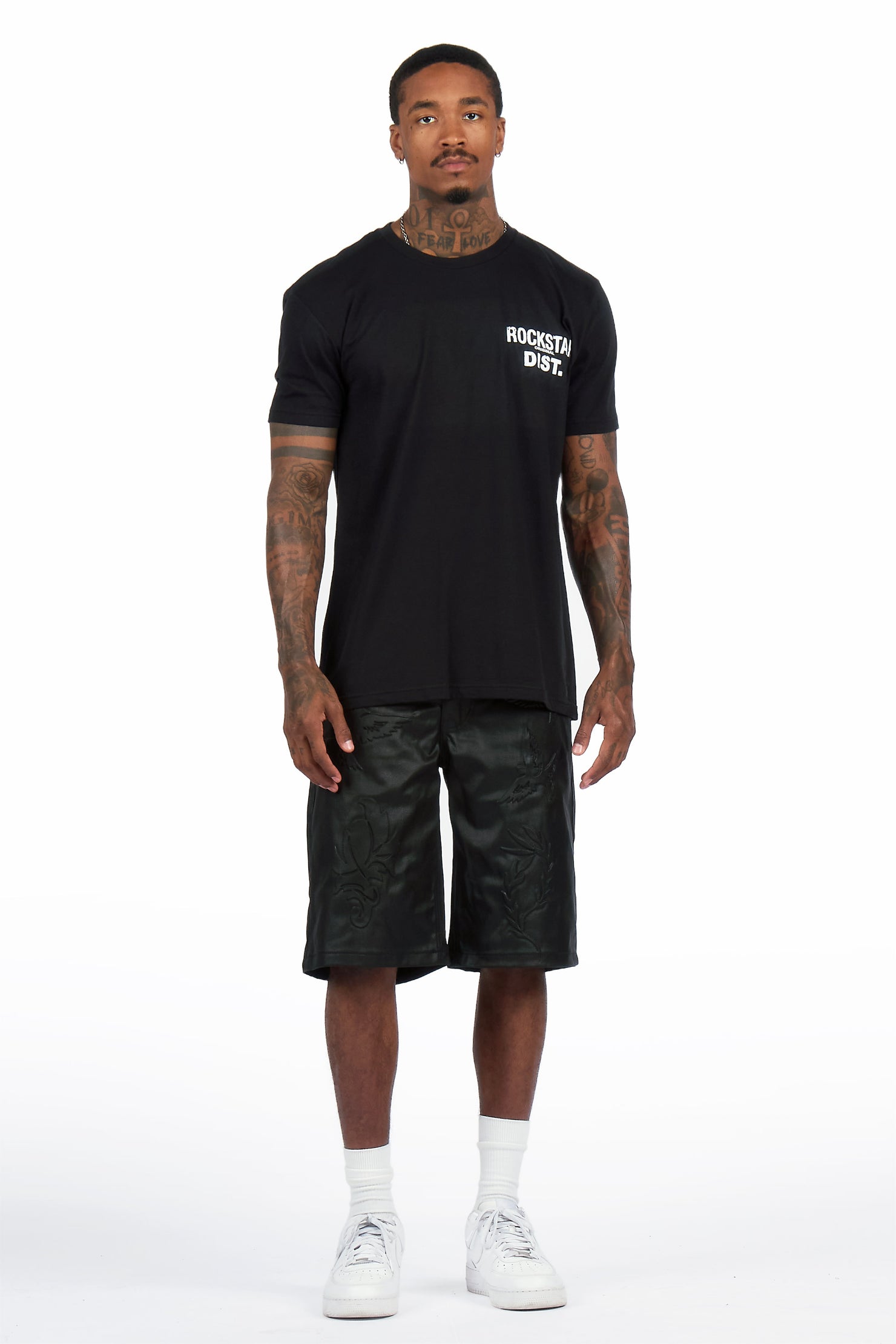 Esco Black Denim Short