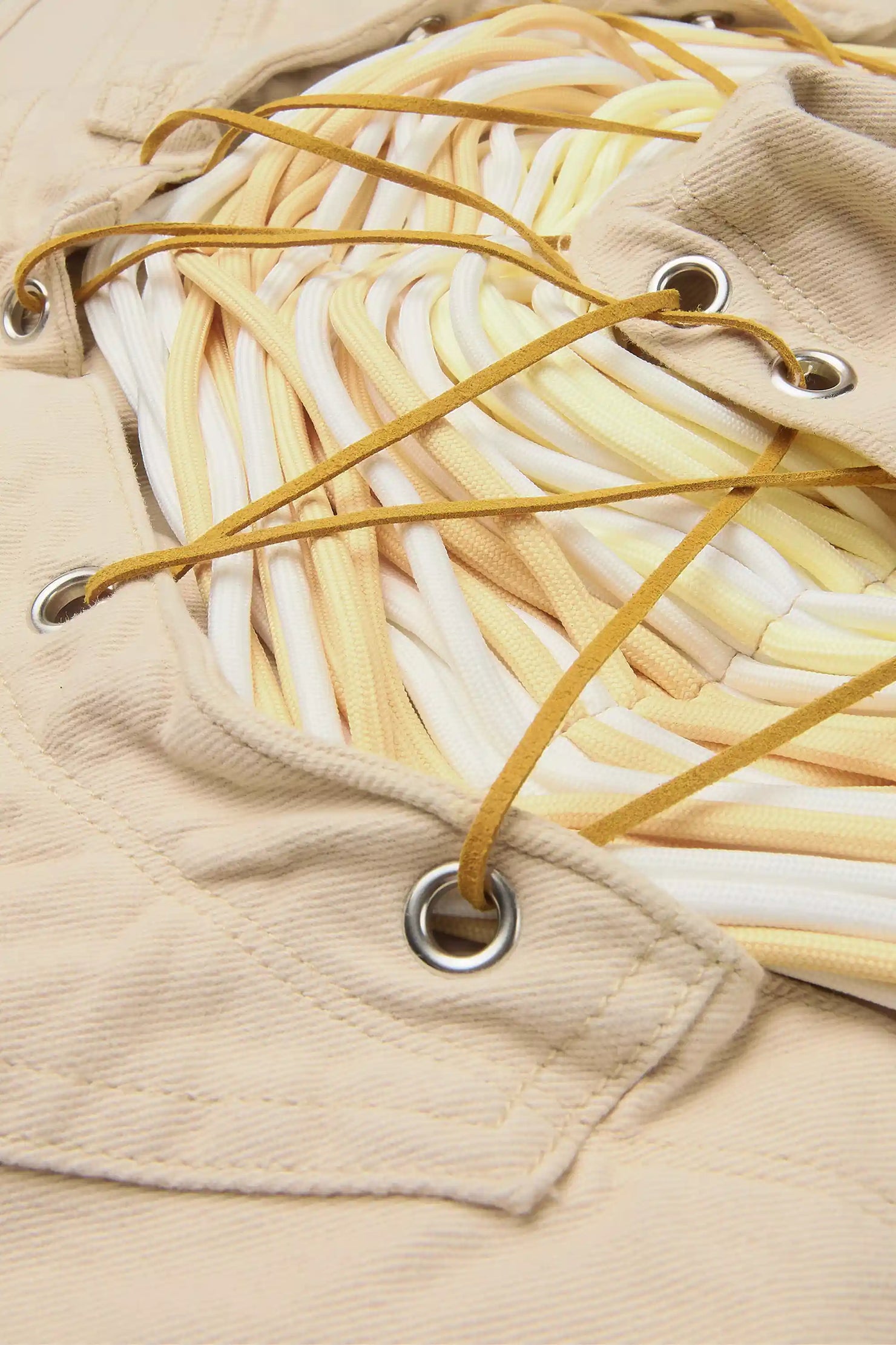 Otto Beige Stacked Flare Jean