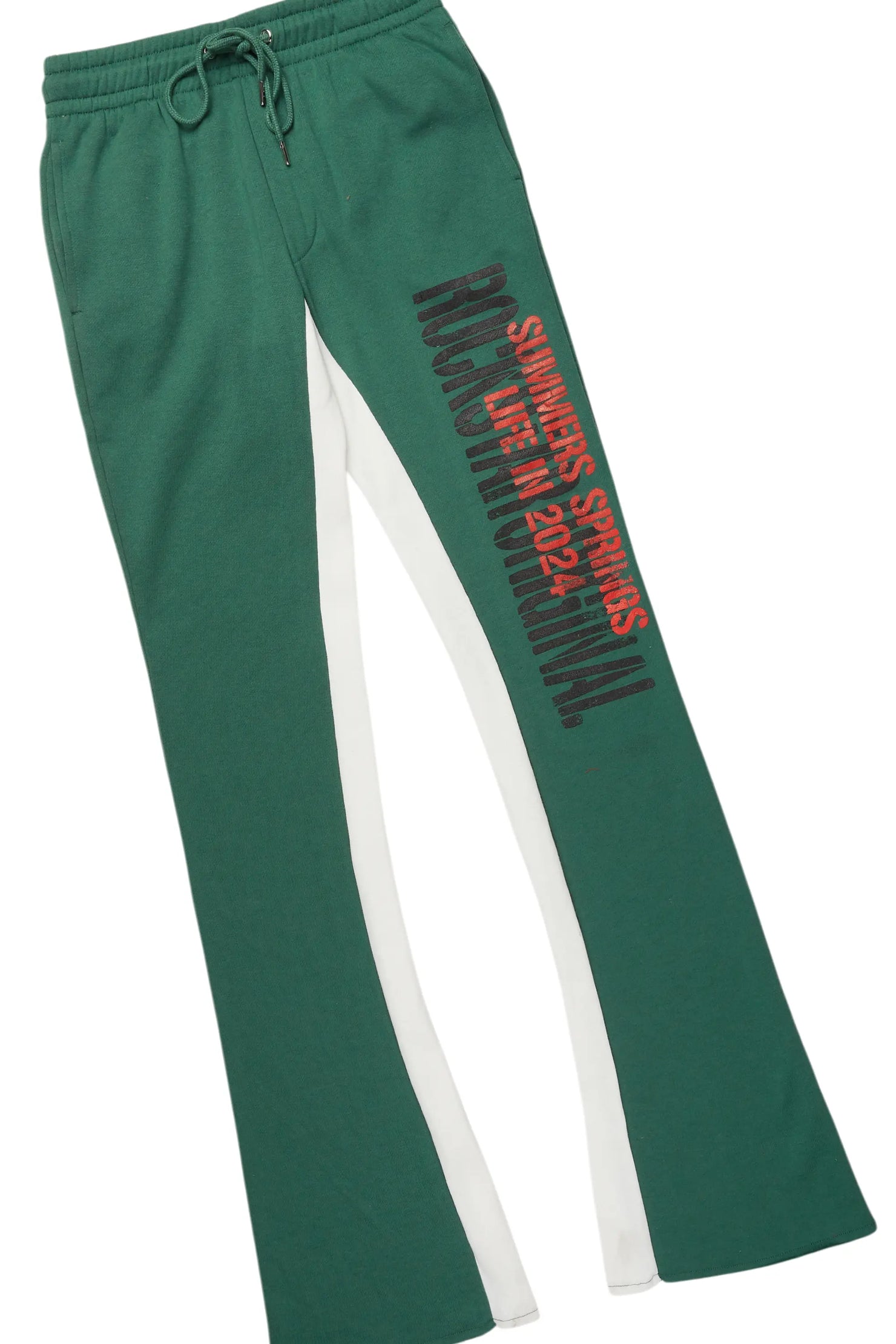 Omer Green Hoodie/Baggy Track Pant Set