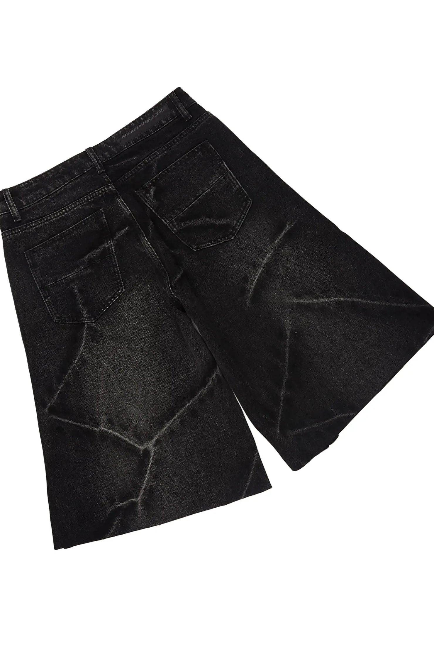 Kembi Black/ Dark Grey Oversized Graphic T-Shirt & Harlem Jean Short