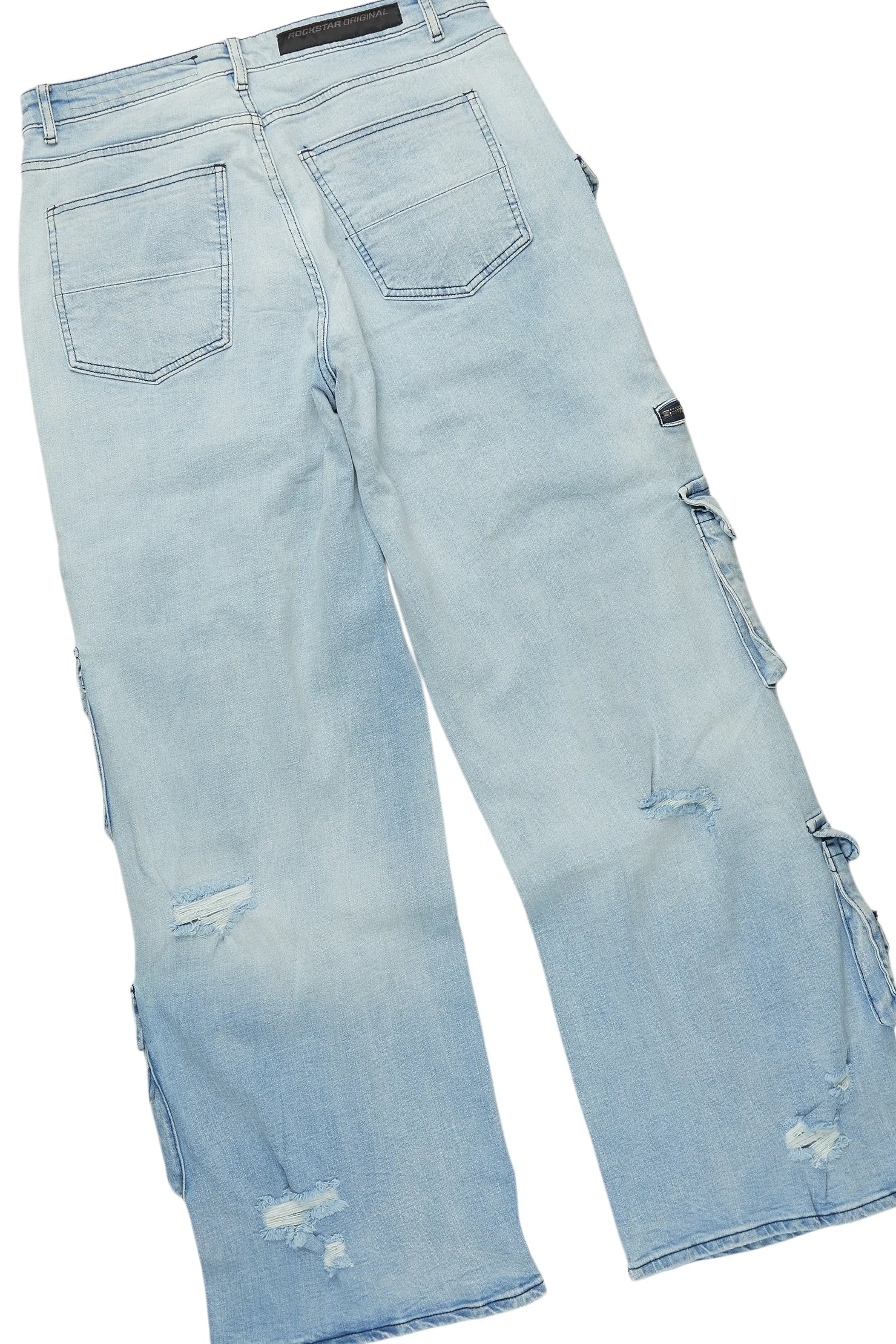 Art Dist Grey/Blue Hoodie/Baggy Fit Jean Bundle