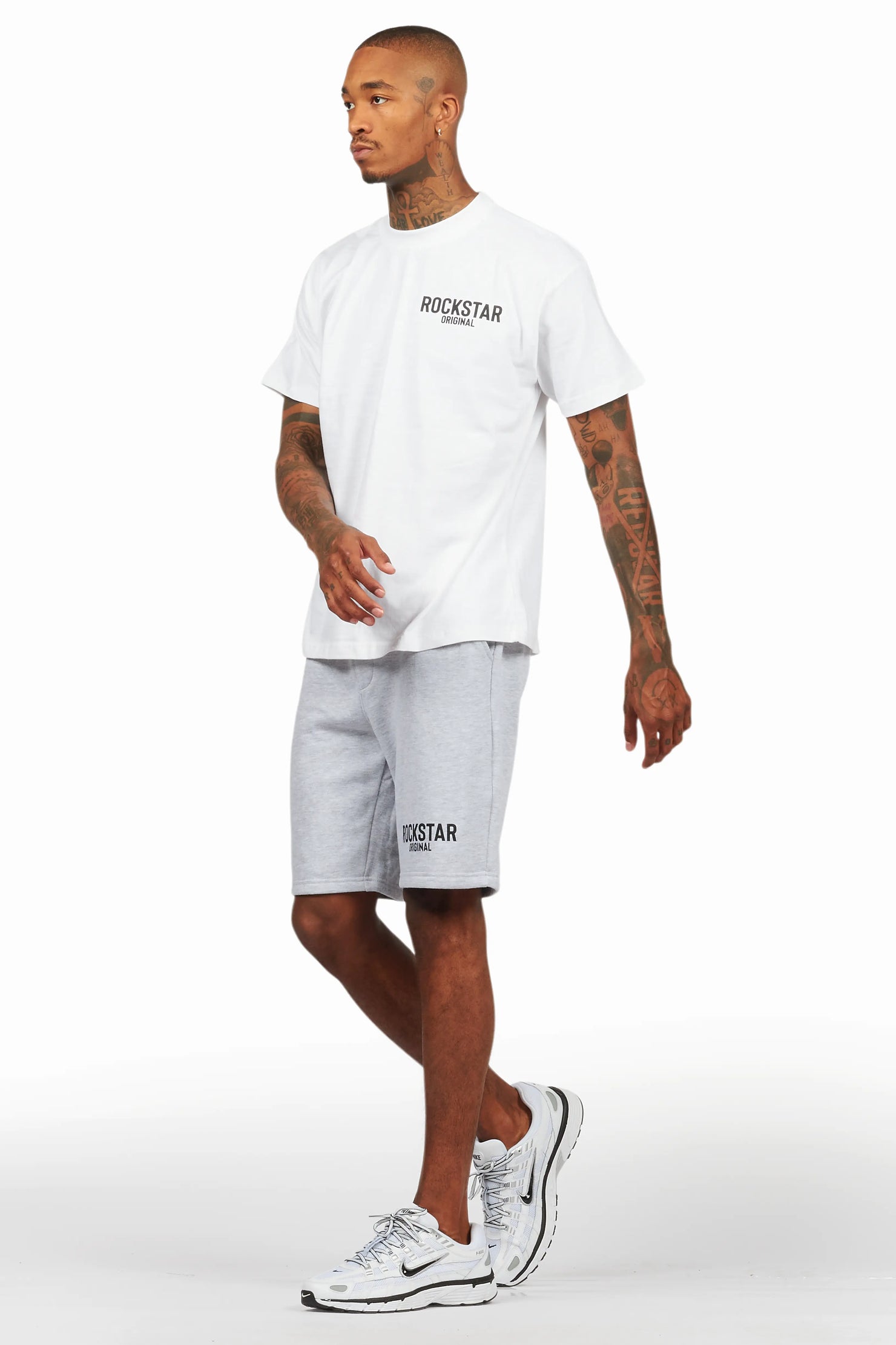 Sana Grey/Black Short Set