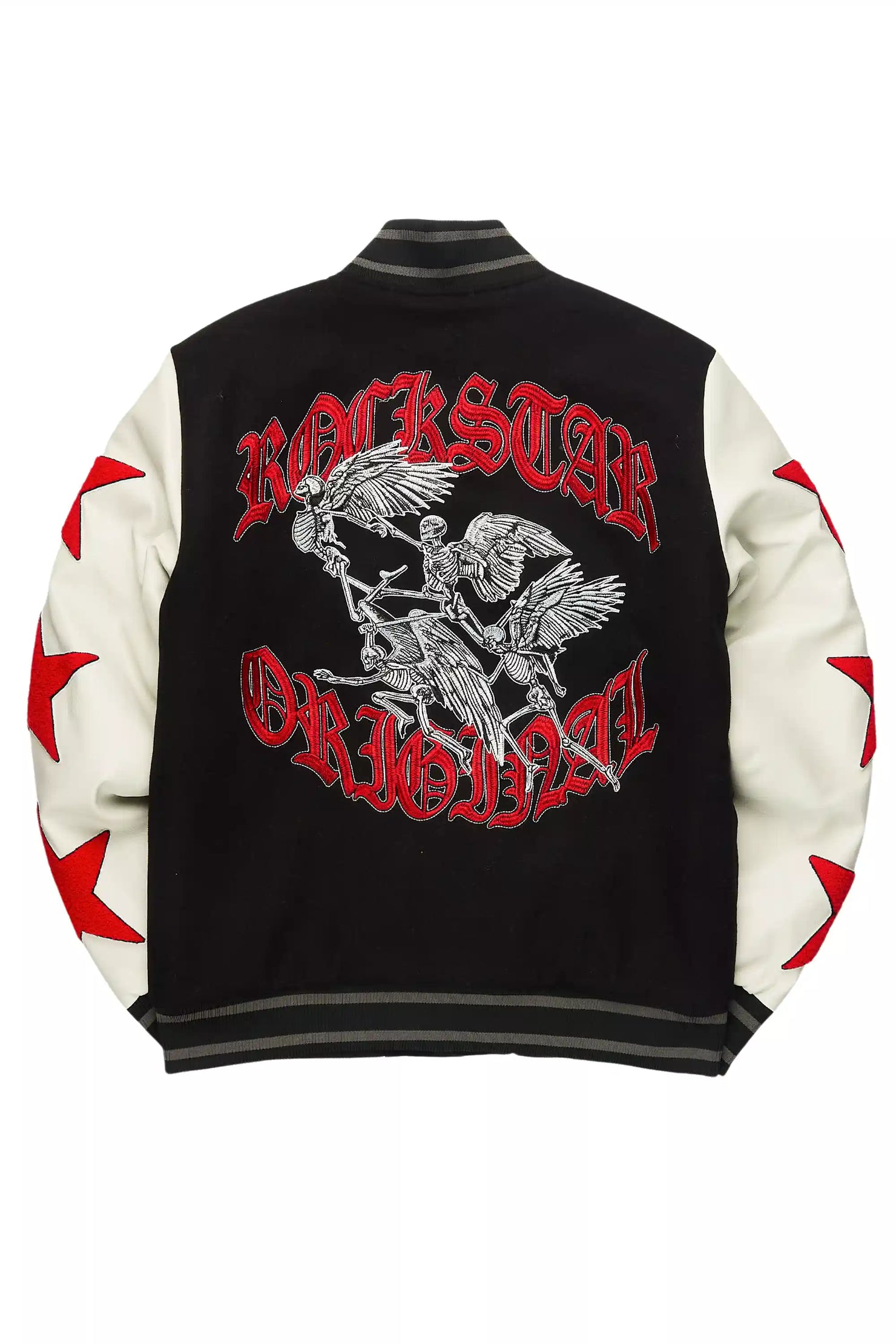 Zadok Black Varsity Jacket