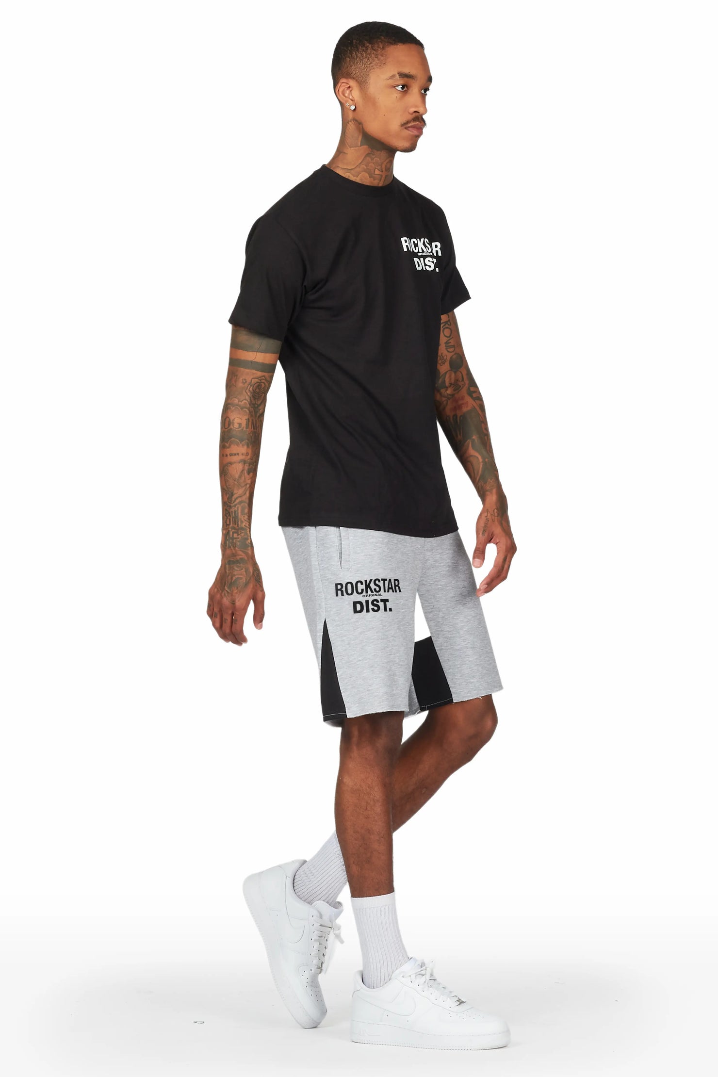 Buck 3.0 Black/Grey T-Shirt Short Set