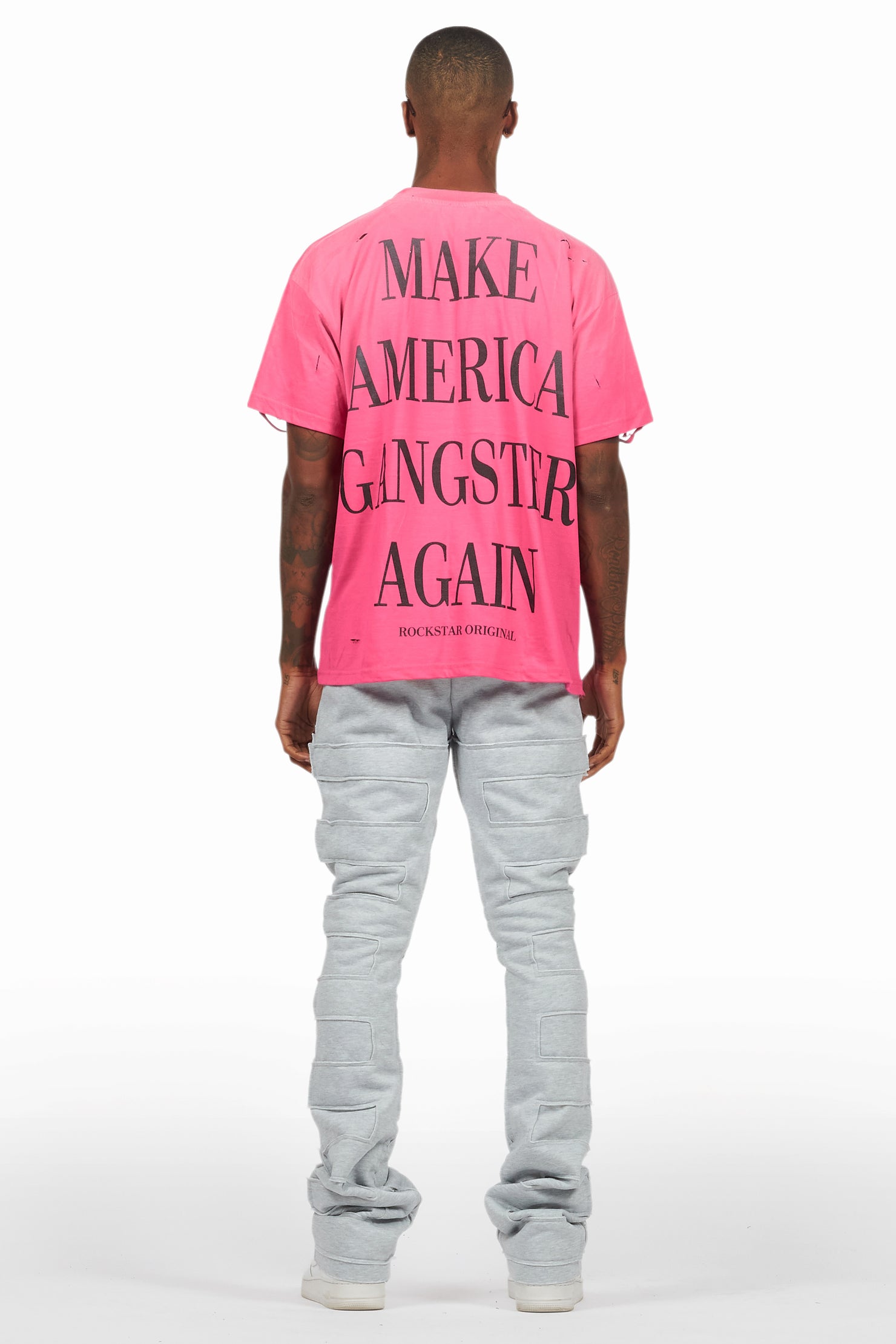 Drako Fuchsia Oversized Graphic T-Shirt