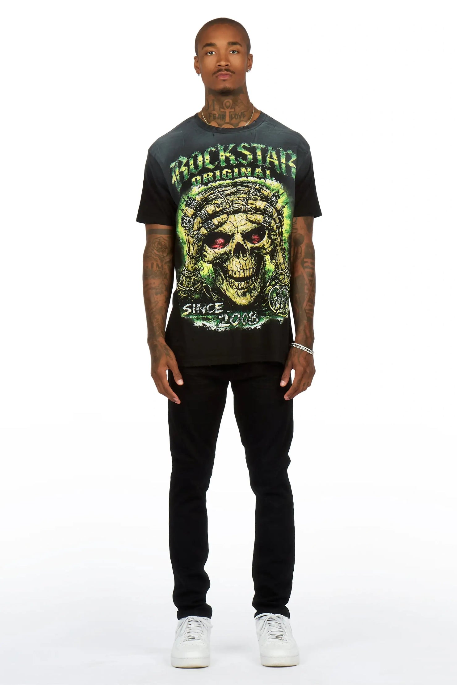 Devaughn Jet Black Slim Fit Jean