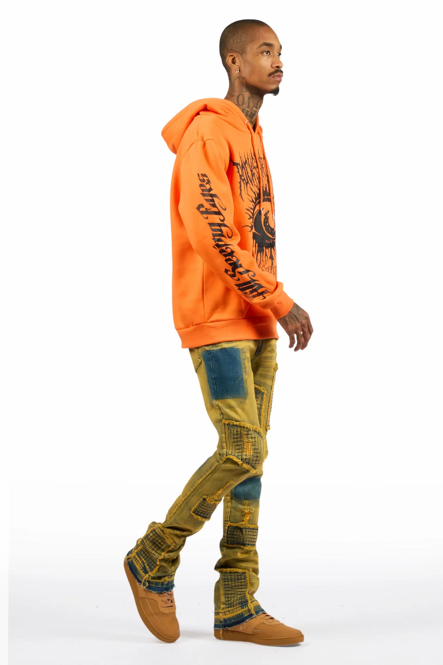 Raglord Tint Blue Stacked Flare Jean