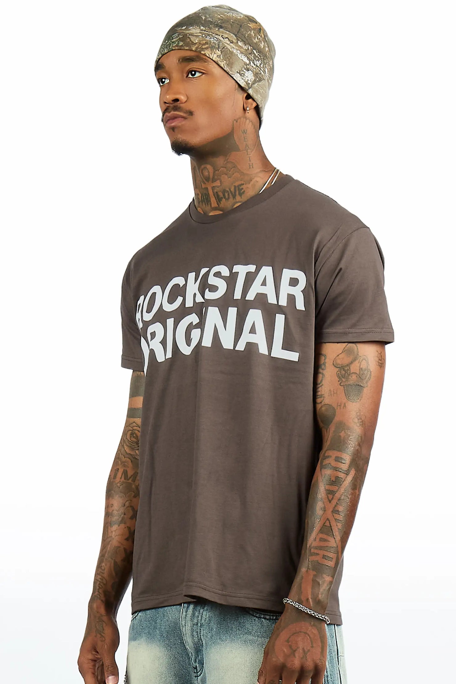 Keeth Charcoal Oversized Graphic T-Shirt