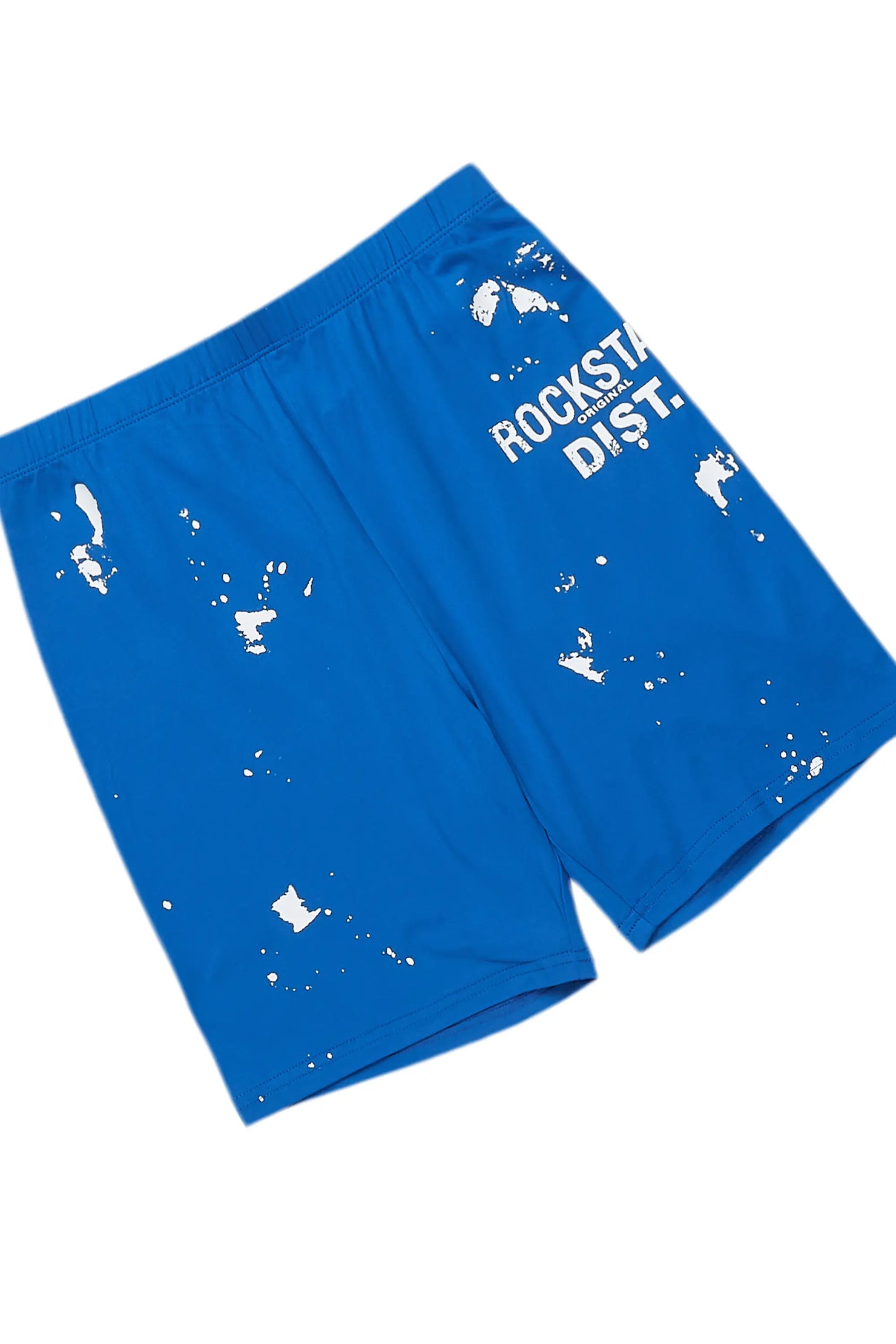 Living For It Royal Blue Bike Short Set