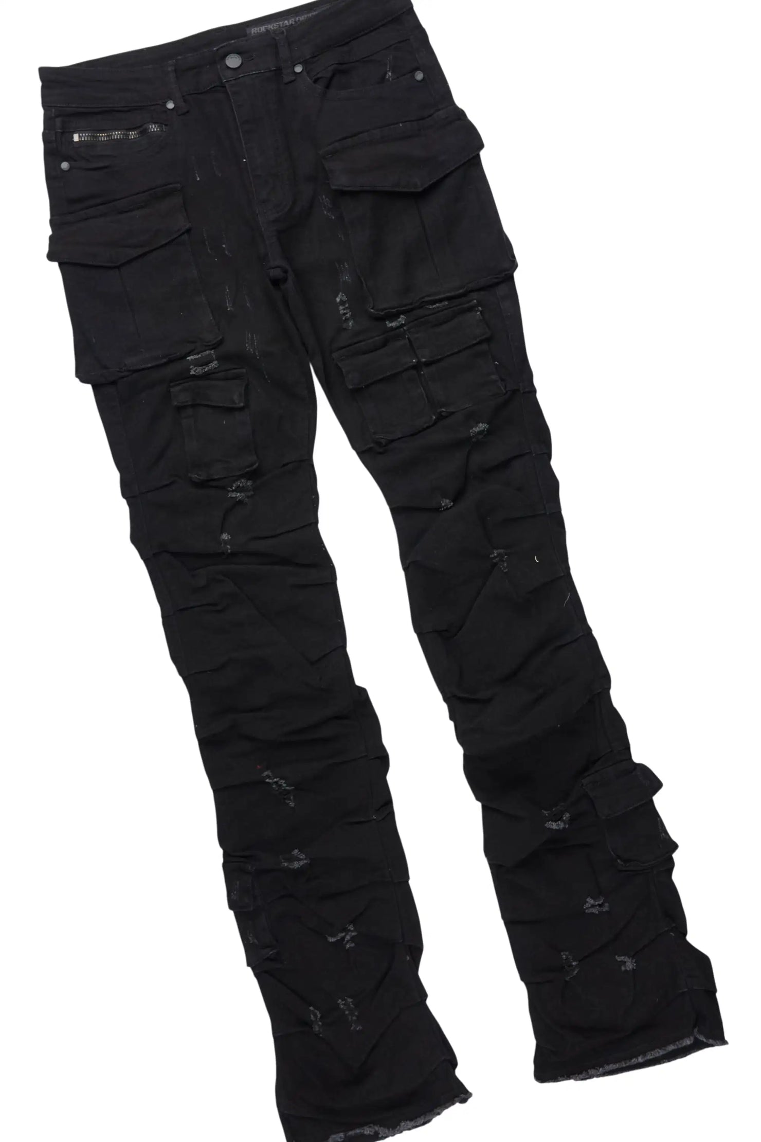 Grill Black T-Shirt/Stacked Flare Jean Bundle